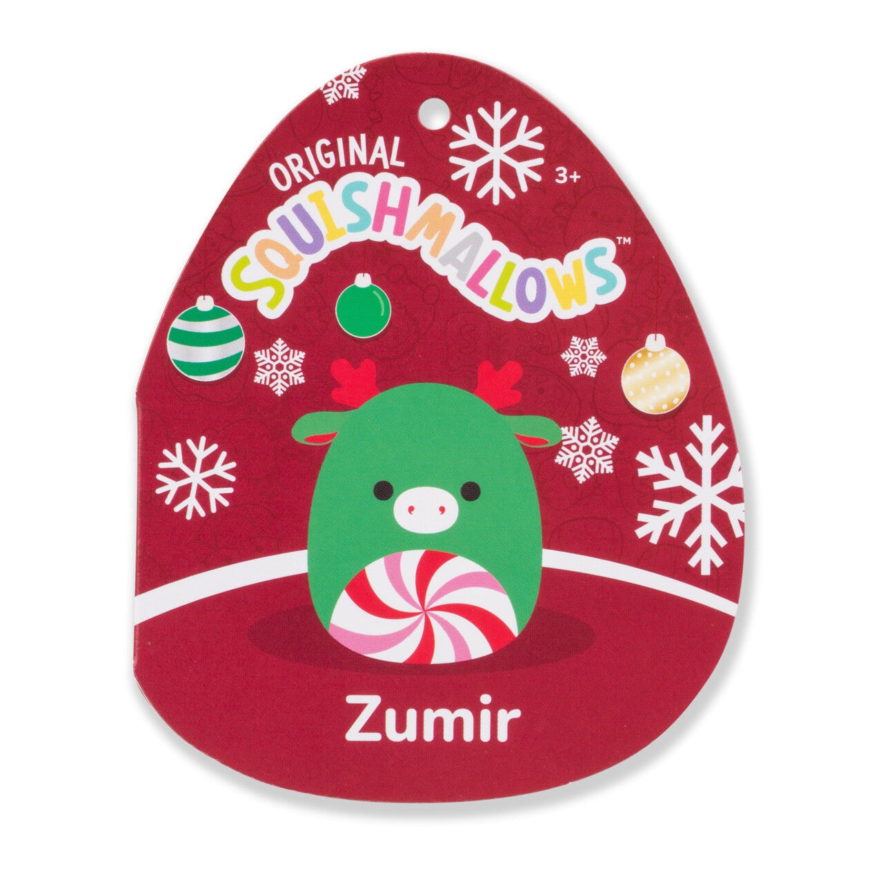 5-Inch Zumir the Green Moose with Peppermint Swirl Belly
