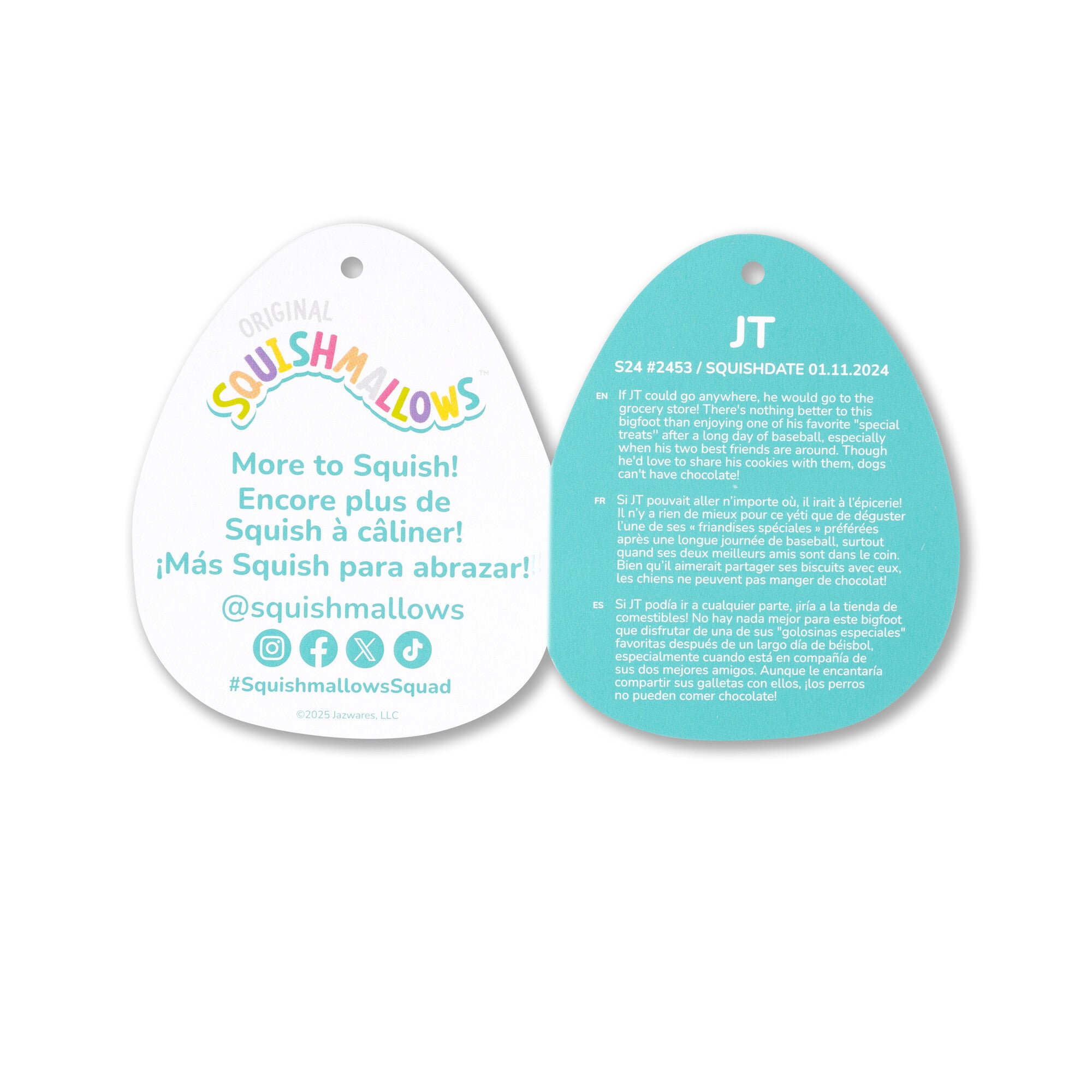 JT the Dark Teal Bigfoot