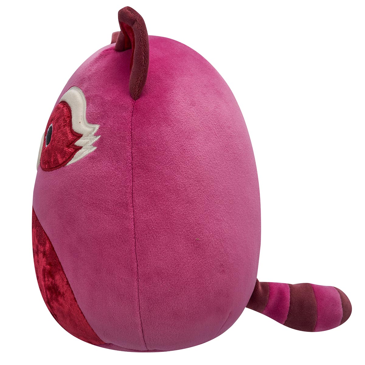 8-Inch Olivieri the Maroon Raccoon with Velvet Accents