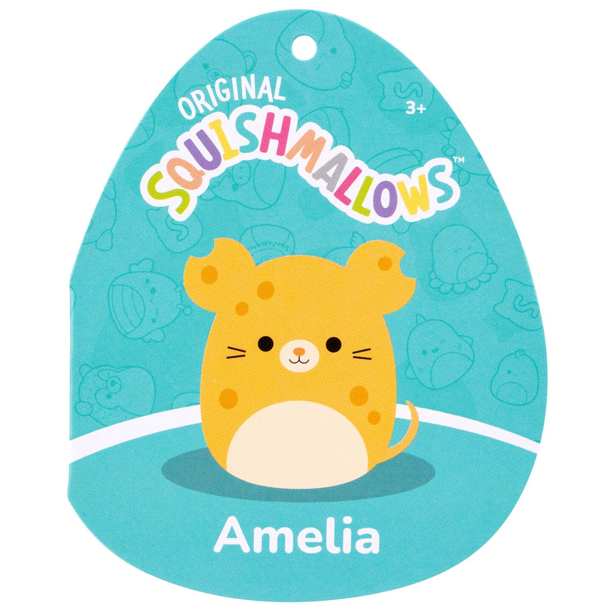 8-Inch Amelia the Yellow Cheese Mouse