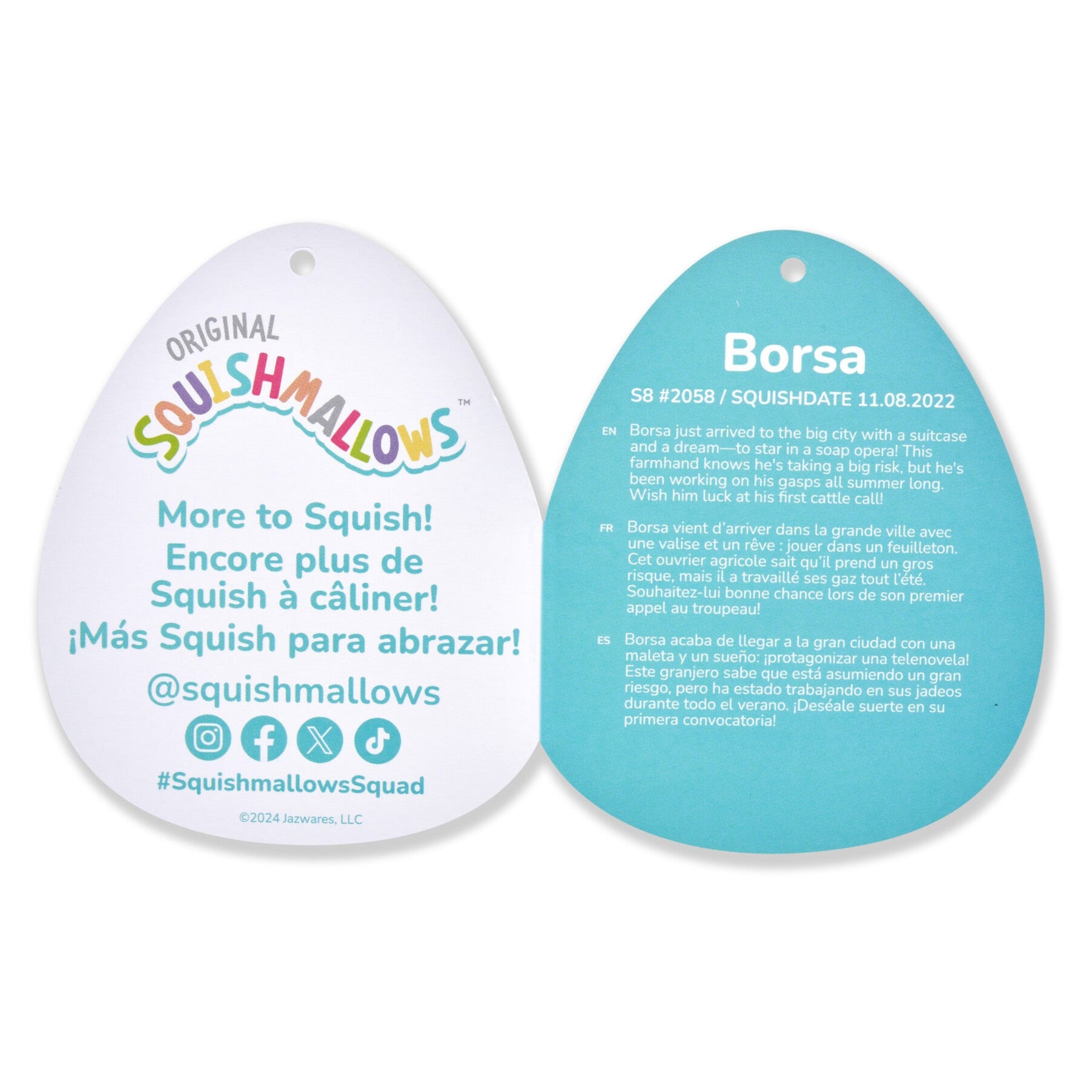 12-Inch Borsa Spotted Highland Cow