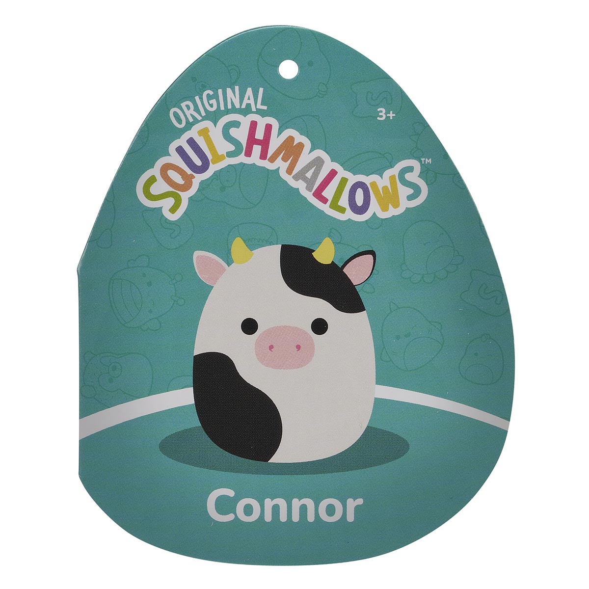 5-Inch Connor the Black and White Cow