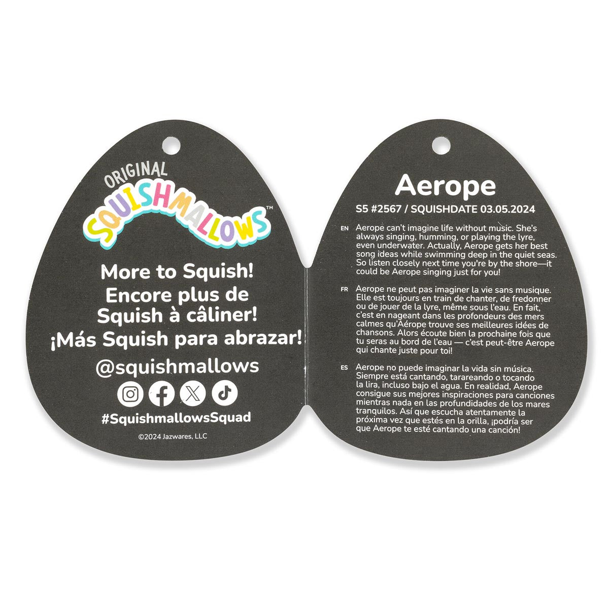 5-Inch Select Series: Aerope the Purple and Navy Swamp Monster