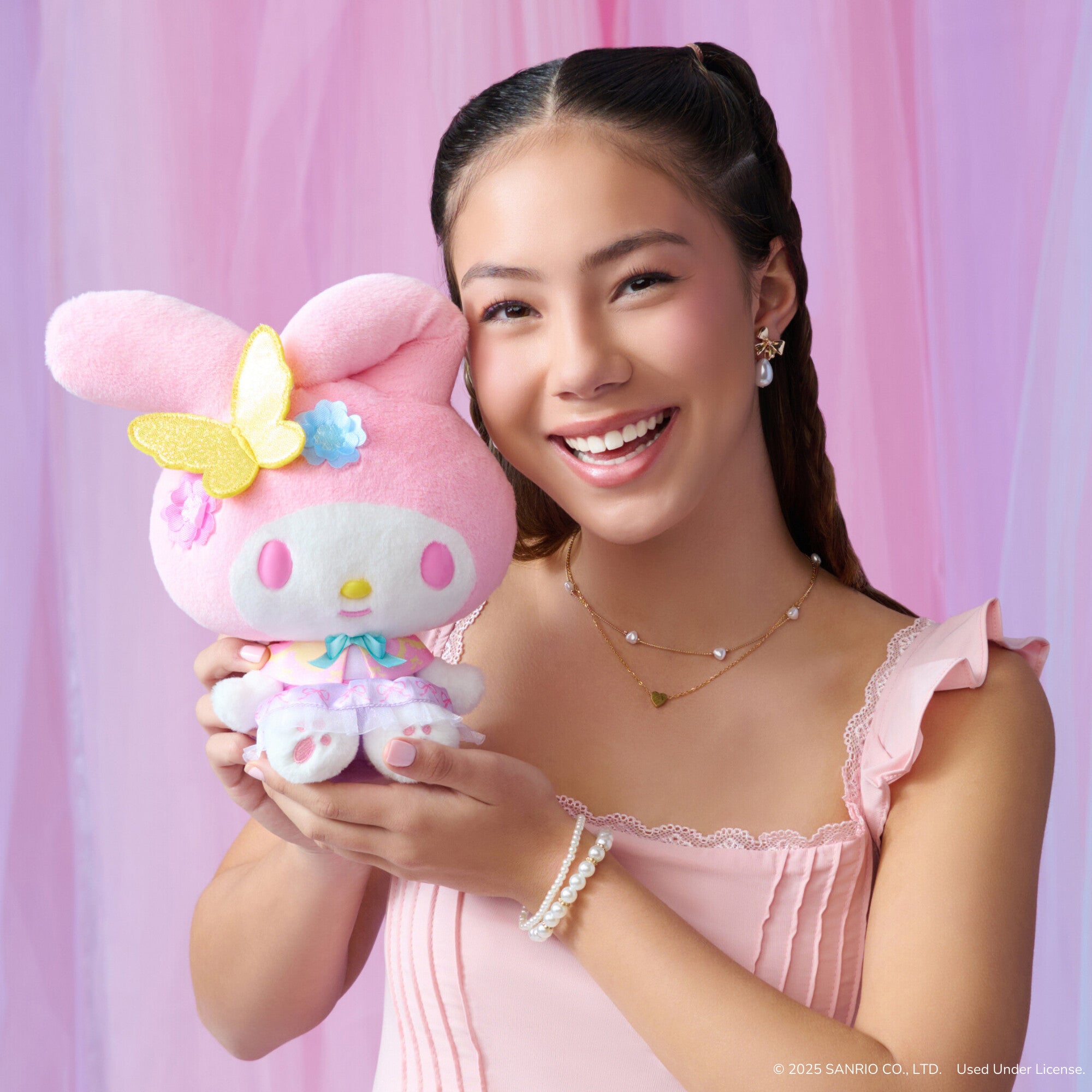 Hello Kitty and Friends Ultra-Premier 8-Inch My Melody 50th Anniversary Plush - Limited Edition