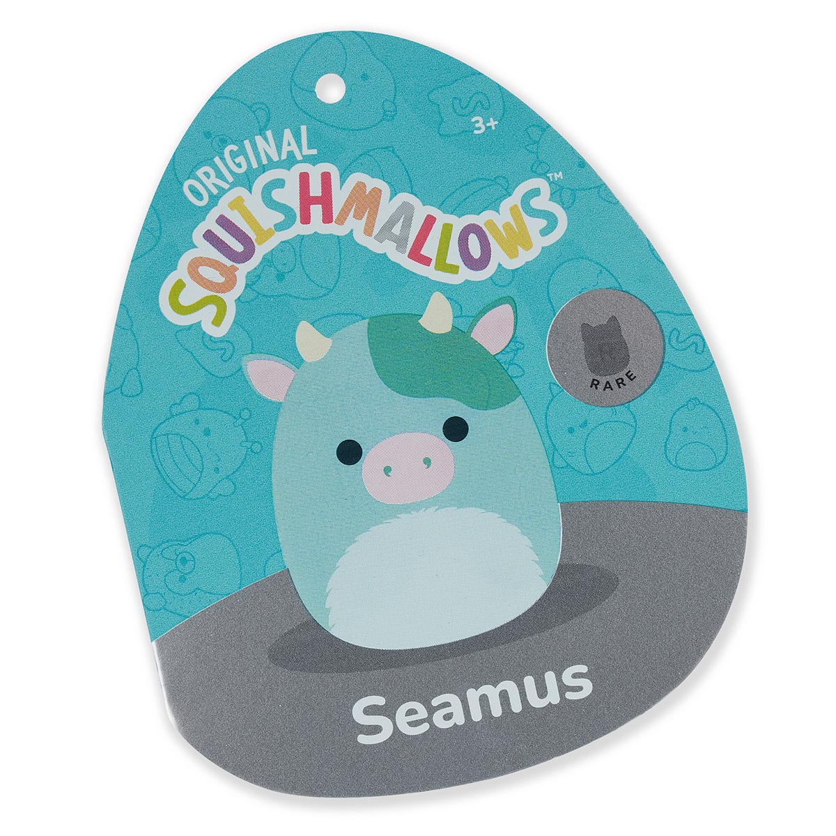 14-Inch Seamus the Green Cow with Fuzzy Belly