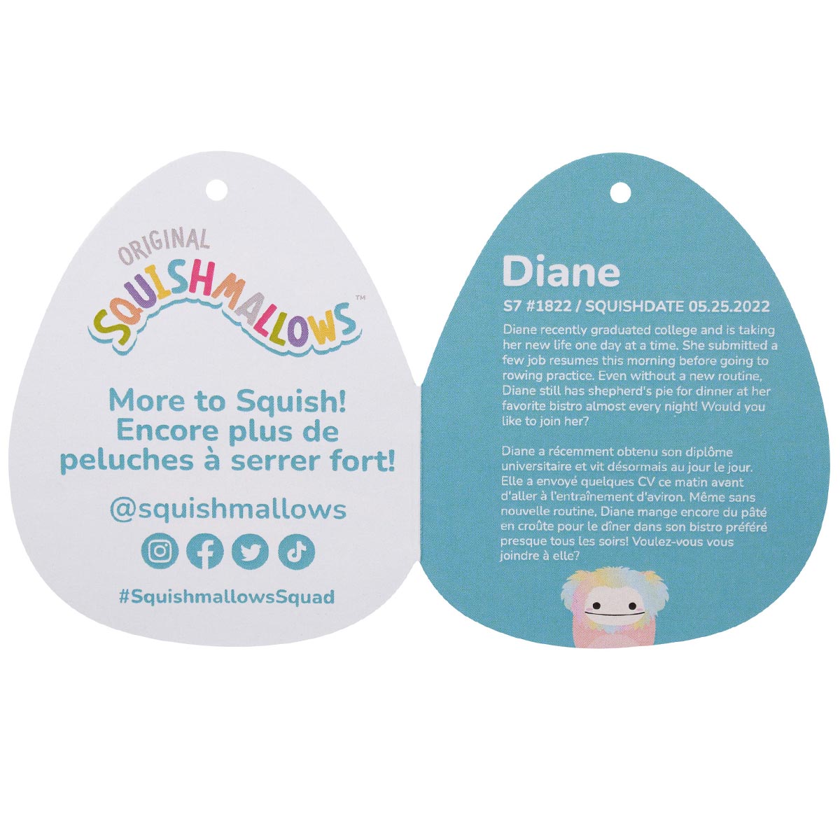 20-Inch Diane the Peach Bigfoot