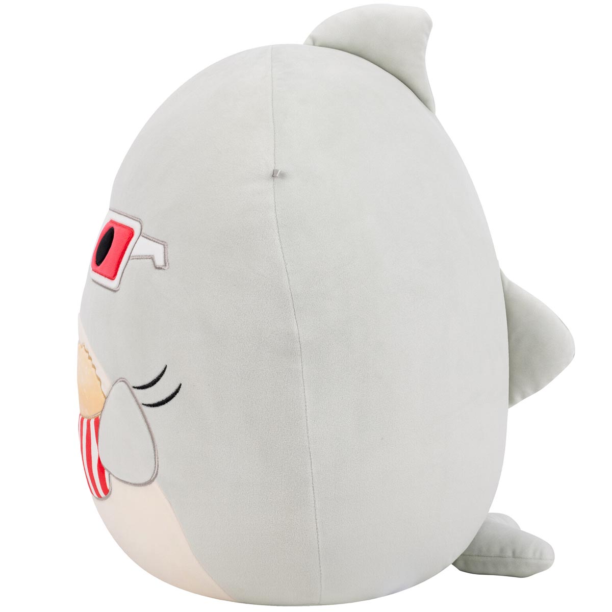 16-Inch Gordon the Grey Shark with 3D Glasses and Popcorn