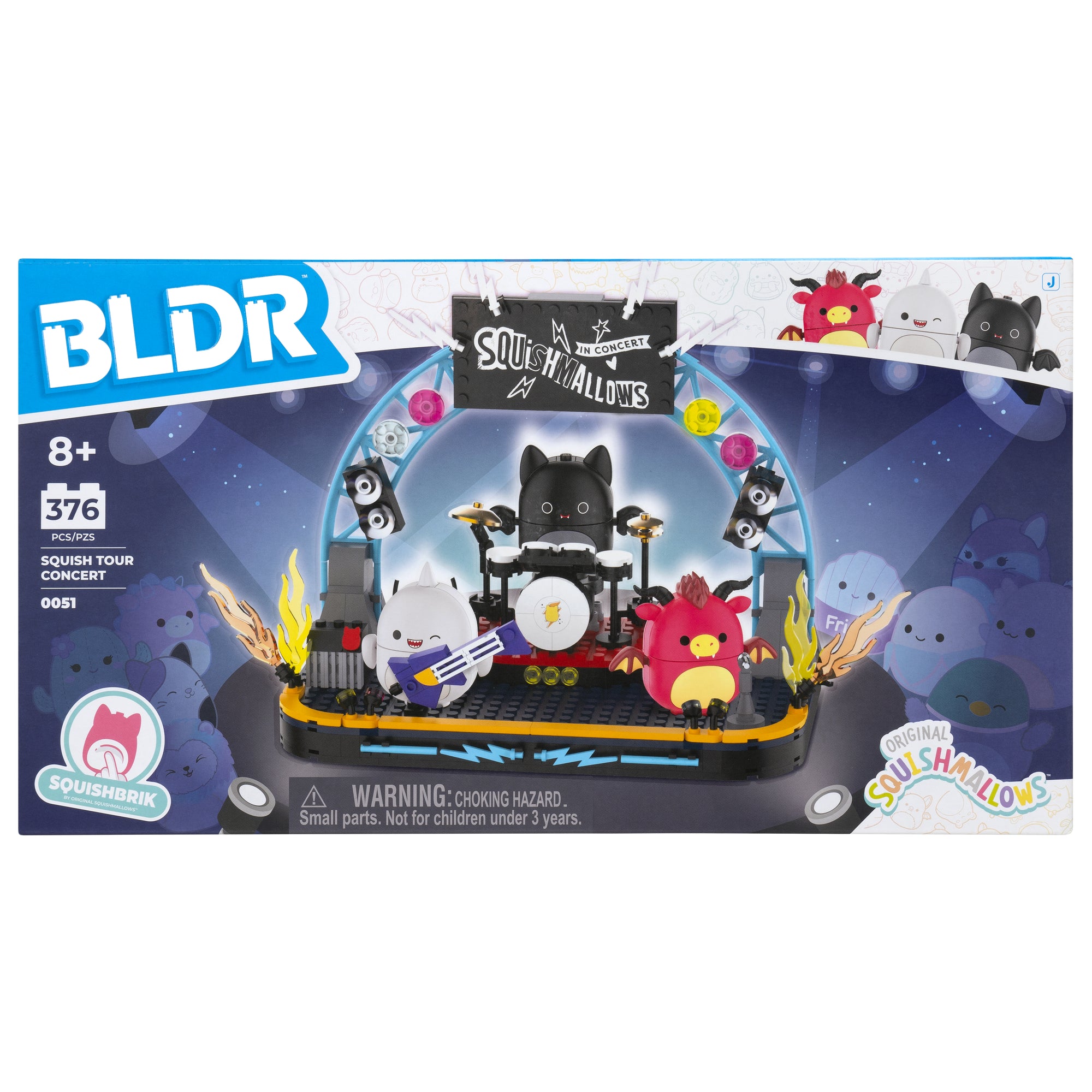 Squishmallows Squish Tour Concert Building Set