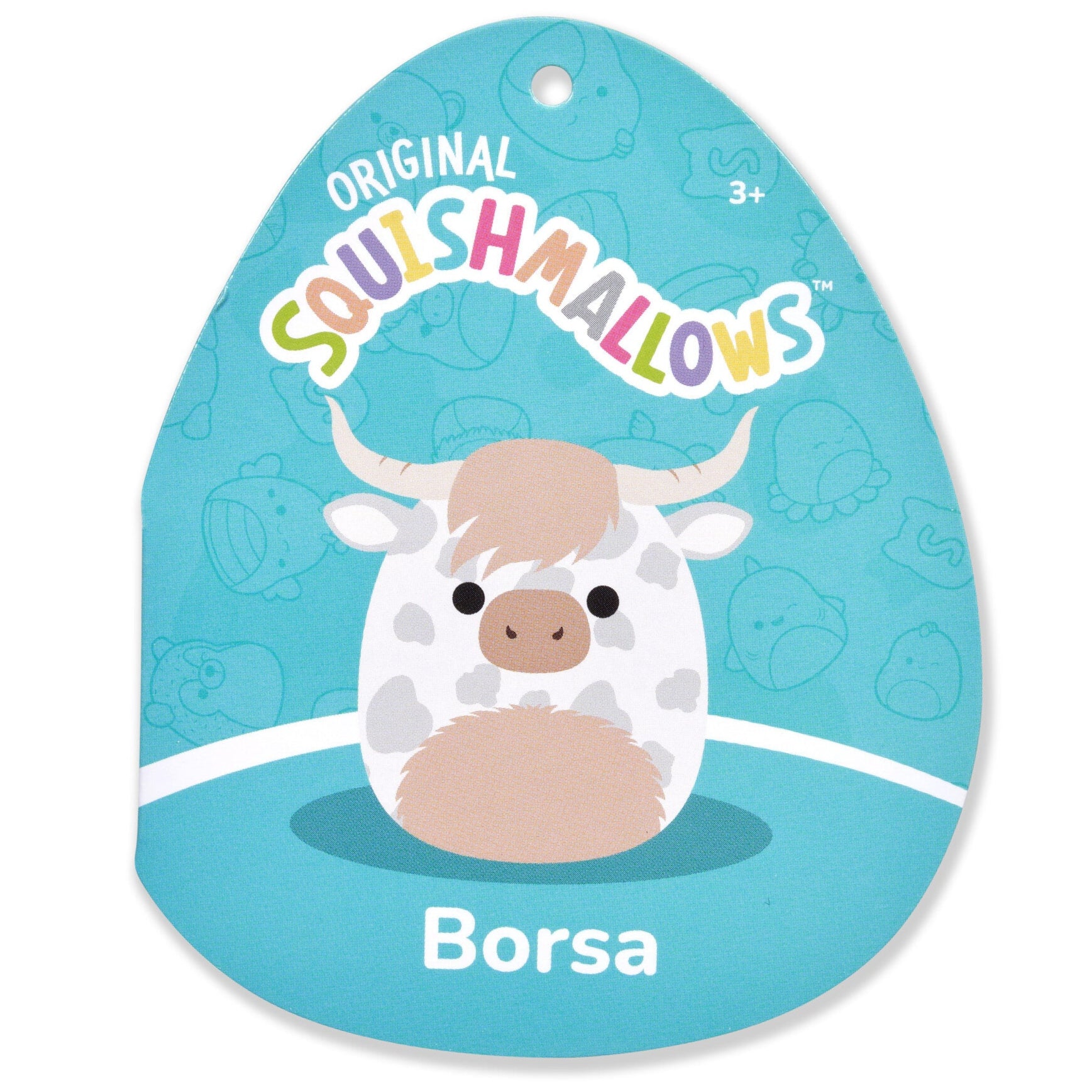 12-Inch Borsa Spotted Highland Cow