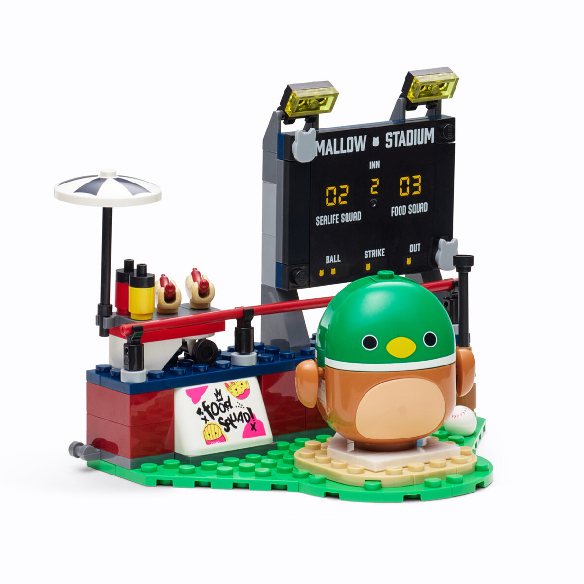 Squishmallows Avery’s Ball Game Building Set