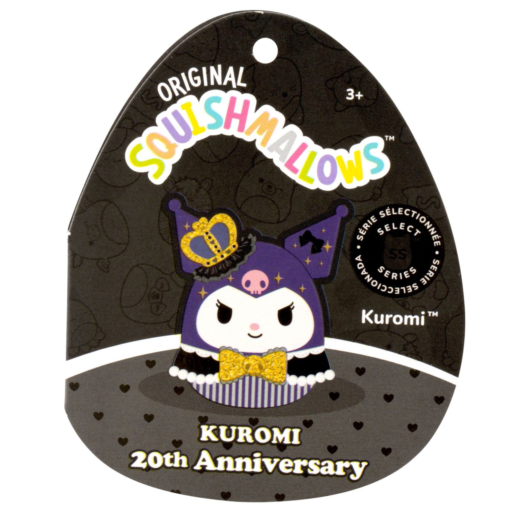 Hello Kitty and Friends 12-Inch Kuromi 20th Anniversary Kuromi Squishmallows