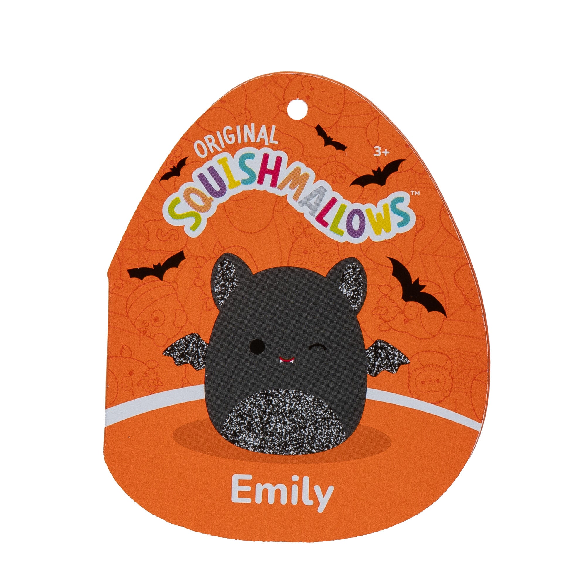 8-Inch Emily the Black Bat with Sparkly Belly