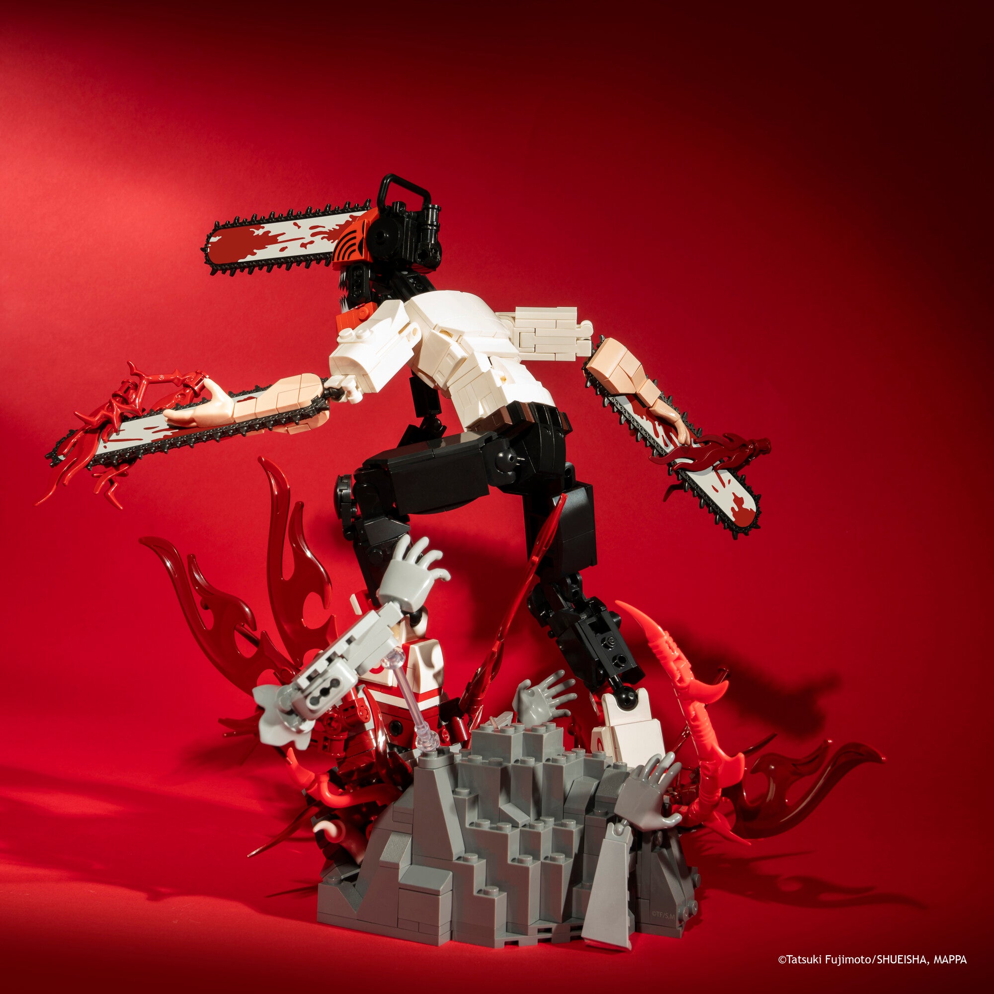 Deluxe Chainsaw Man Building Set