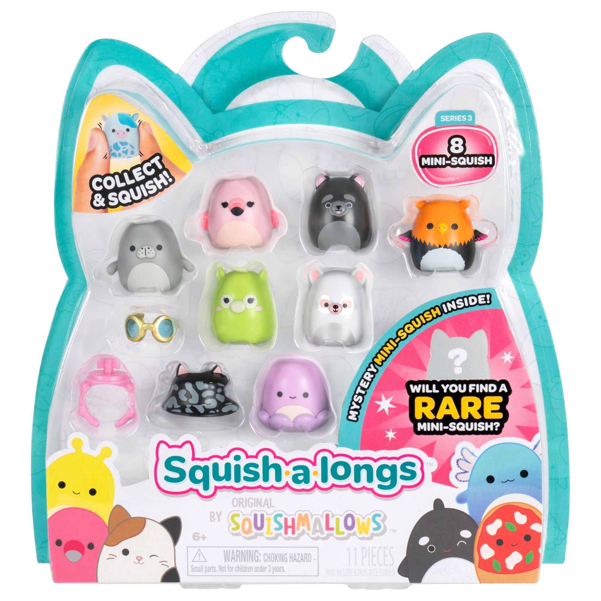 Squish-a-longs Mini-Squish 8-Pack Style 3