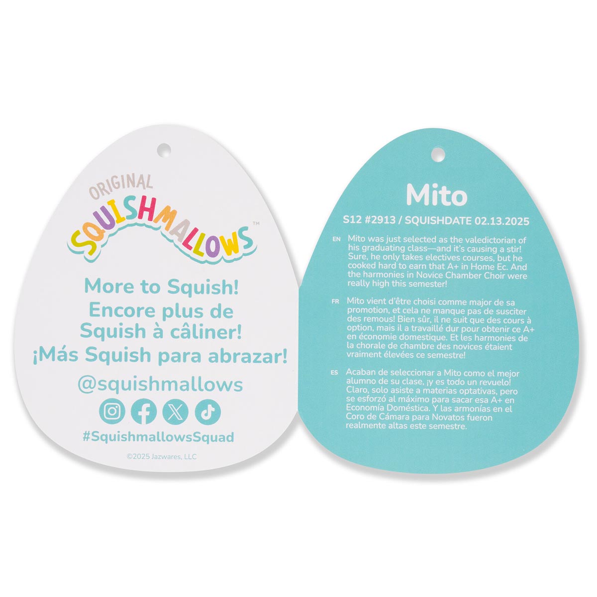 12-Inch Mito the Yellow Tie-Dye Griffin