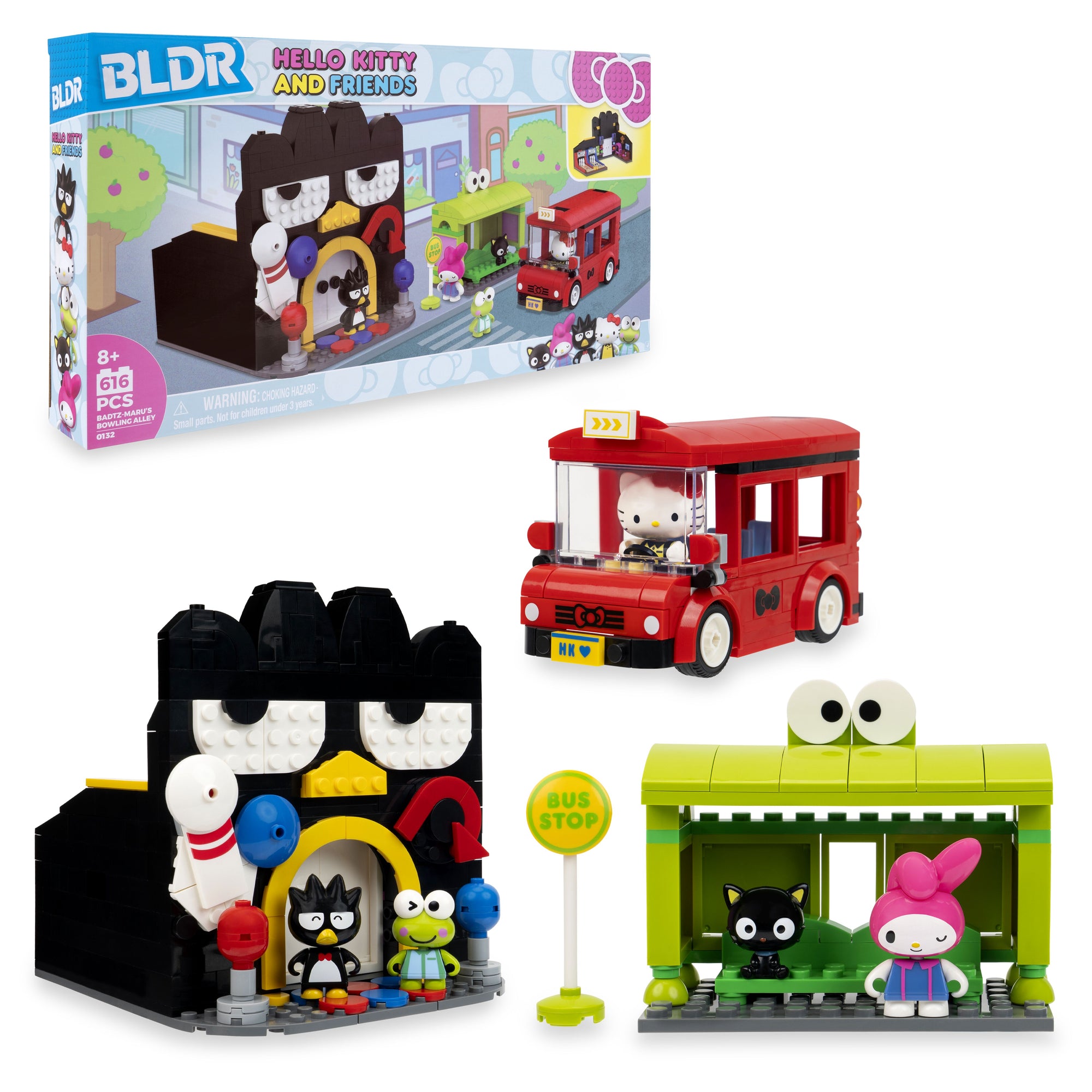 Hello Kitty and Friends Badtz-maru’s Bowling Alley Building Set