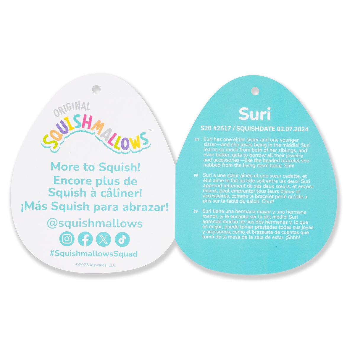 20-Inch Suri the Pink Tie-Dye Cow