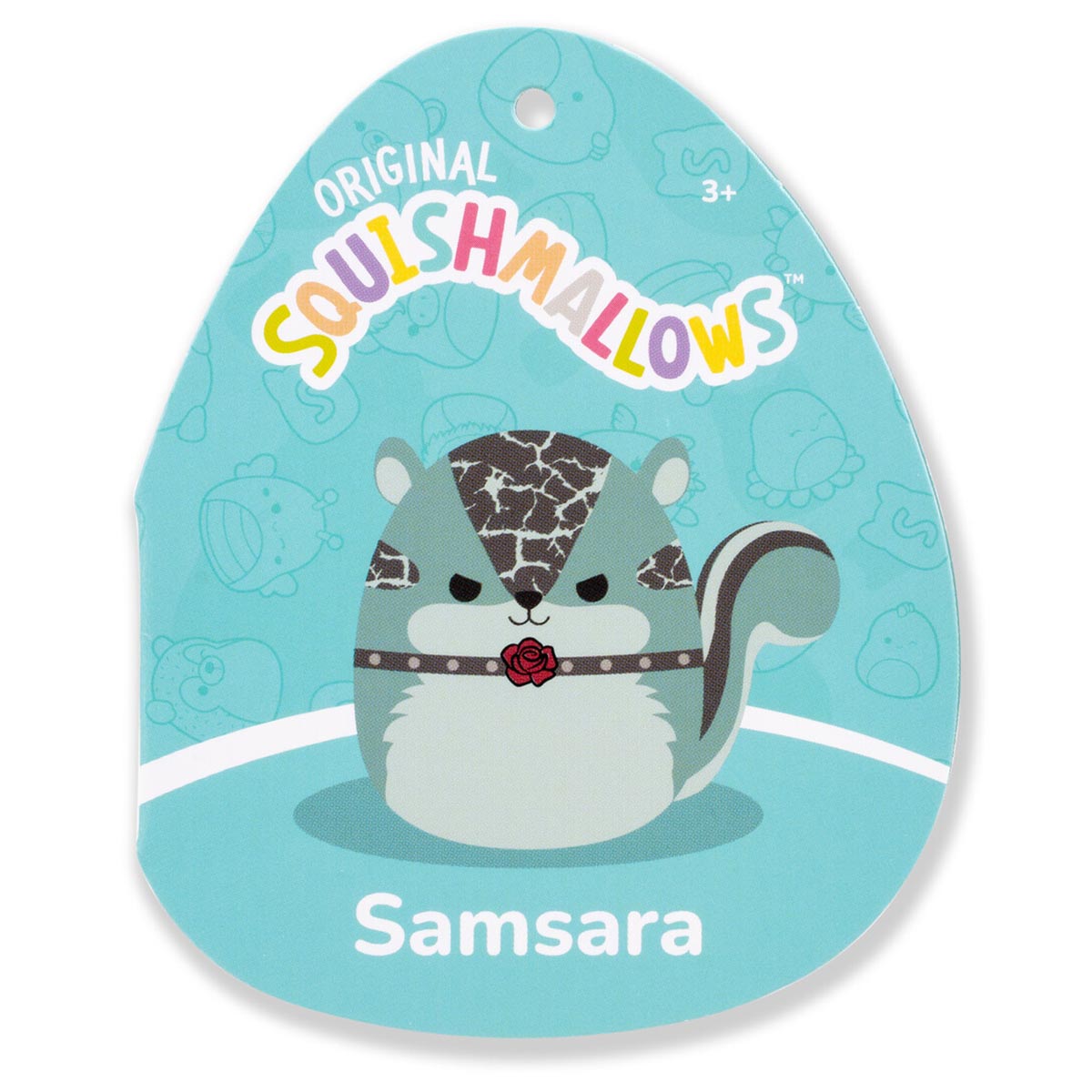 8-Inch Samsara the Teal Chipmunk with Choker