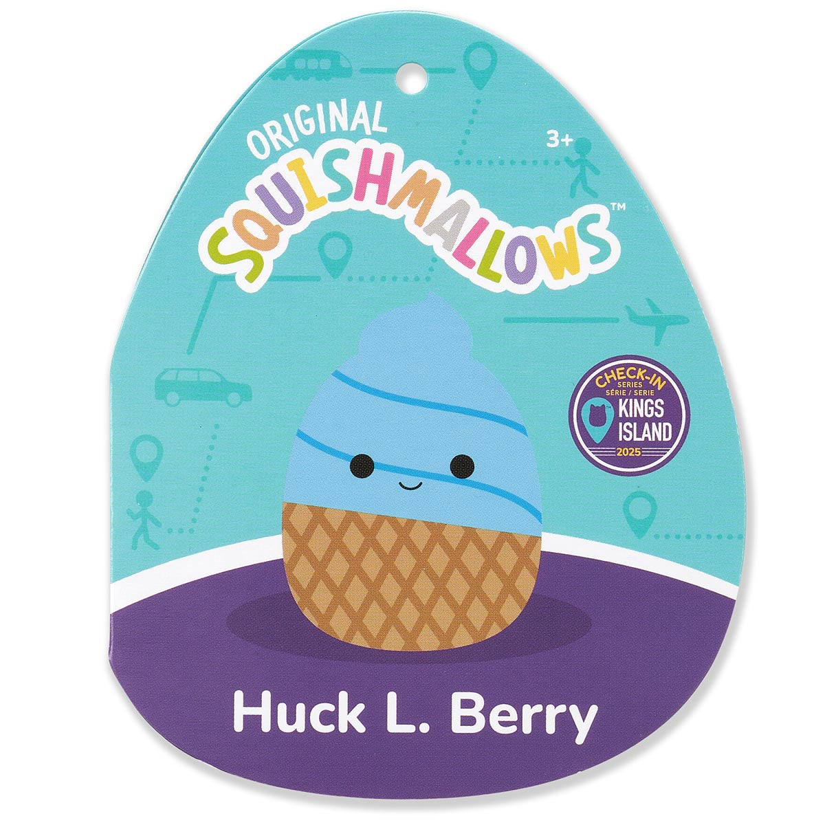 8-Inch Huck L. Berry the Blue Waffle Cone