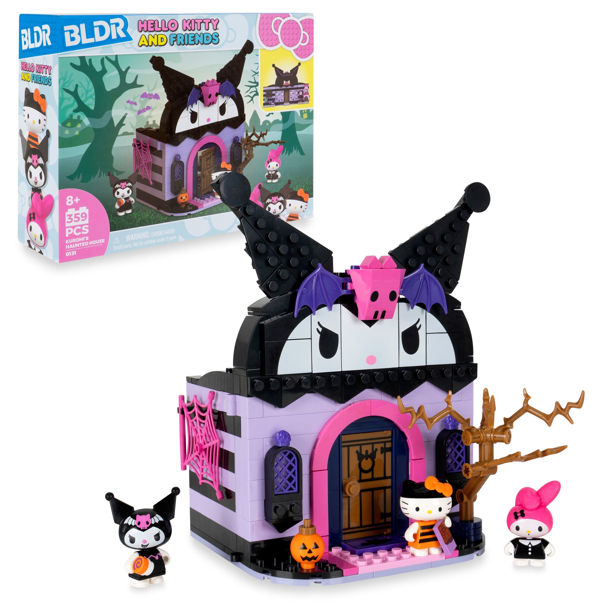 Hello Kitty and Friends Kuromi’s Haunted House Building Set