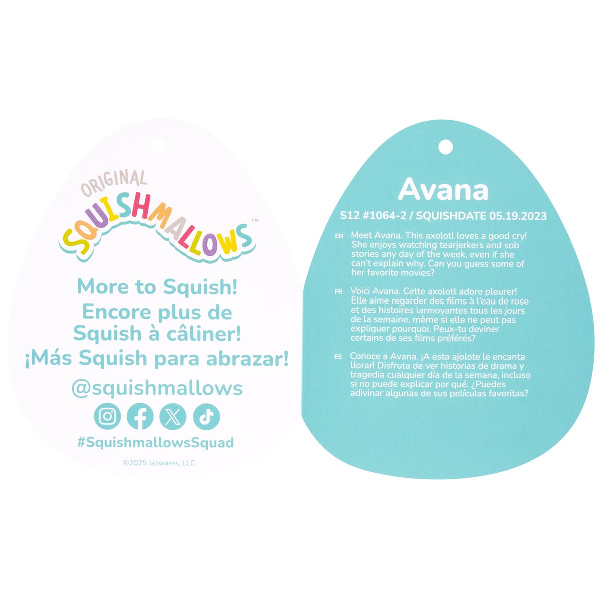 12-Inch Avana the Spotted Axolotl with Silver Crown