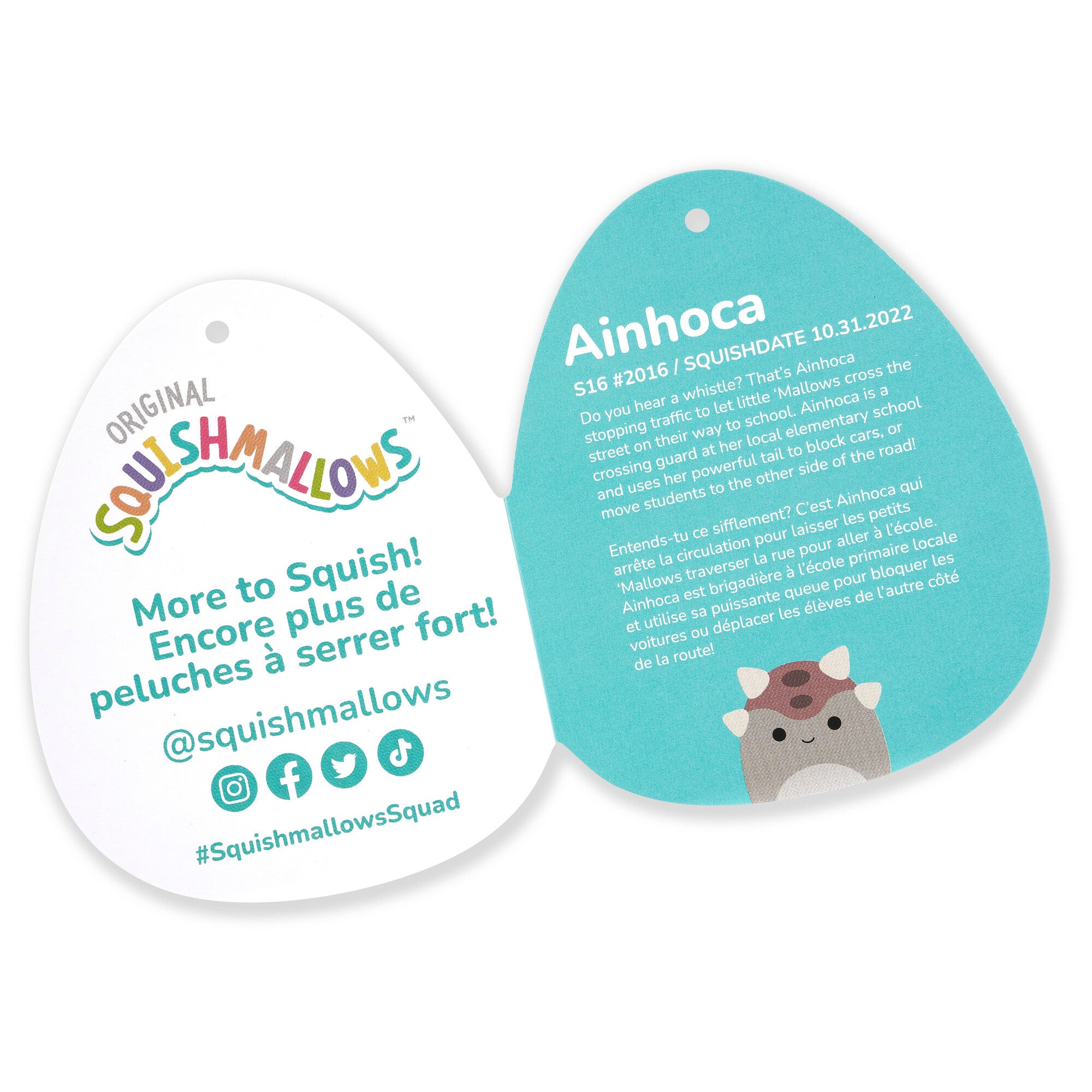 16-Inch Ainhoca the Ankylosaurus