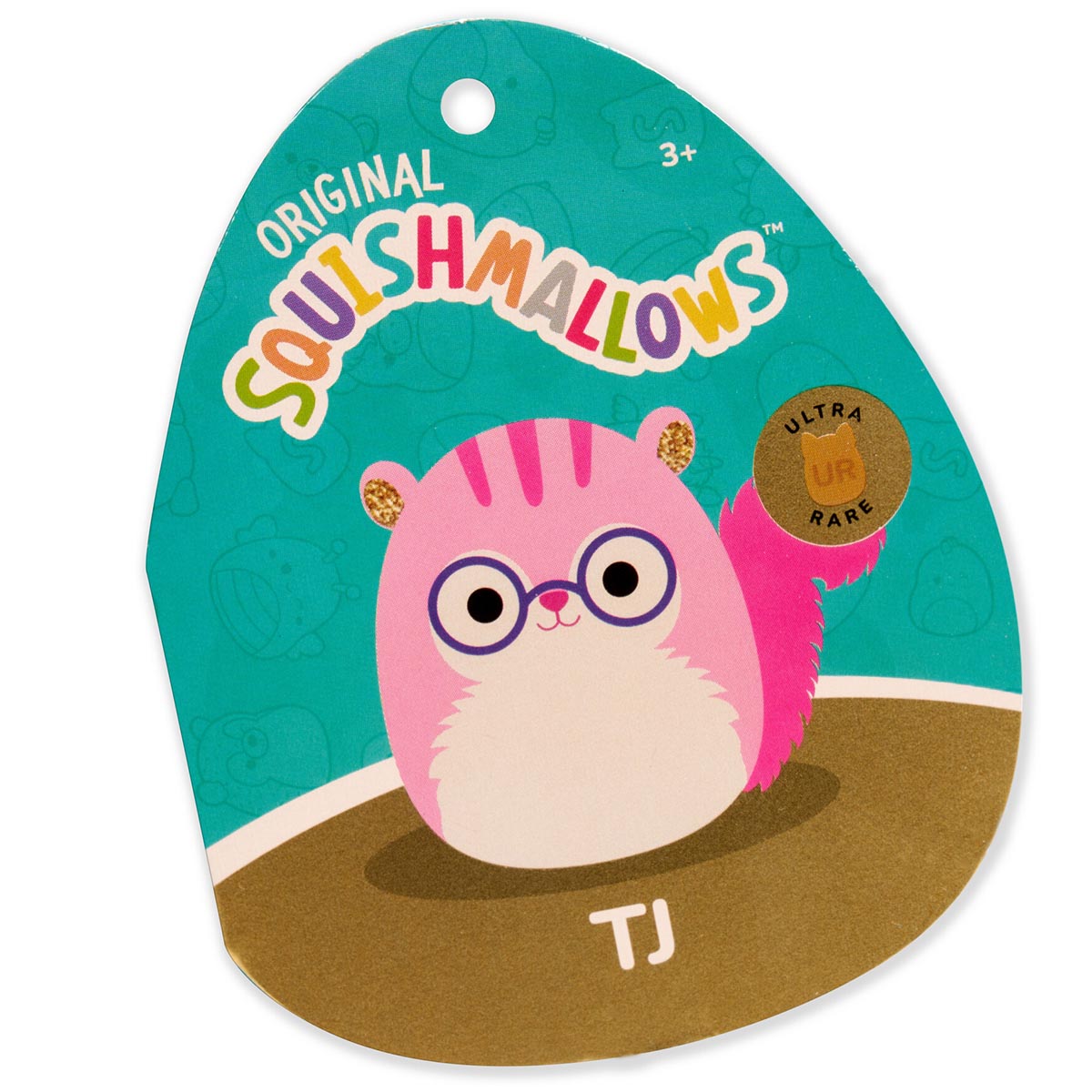 12-Inch TJ the Pink Squirrel with Glasses