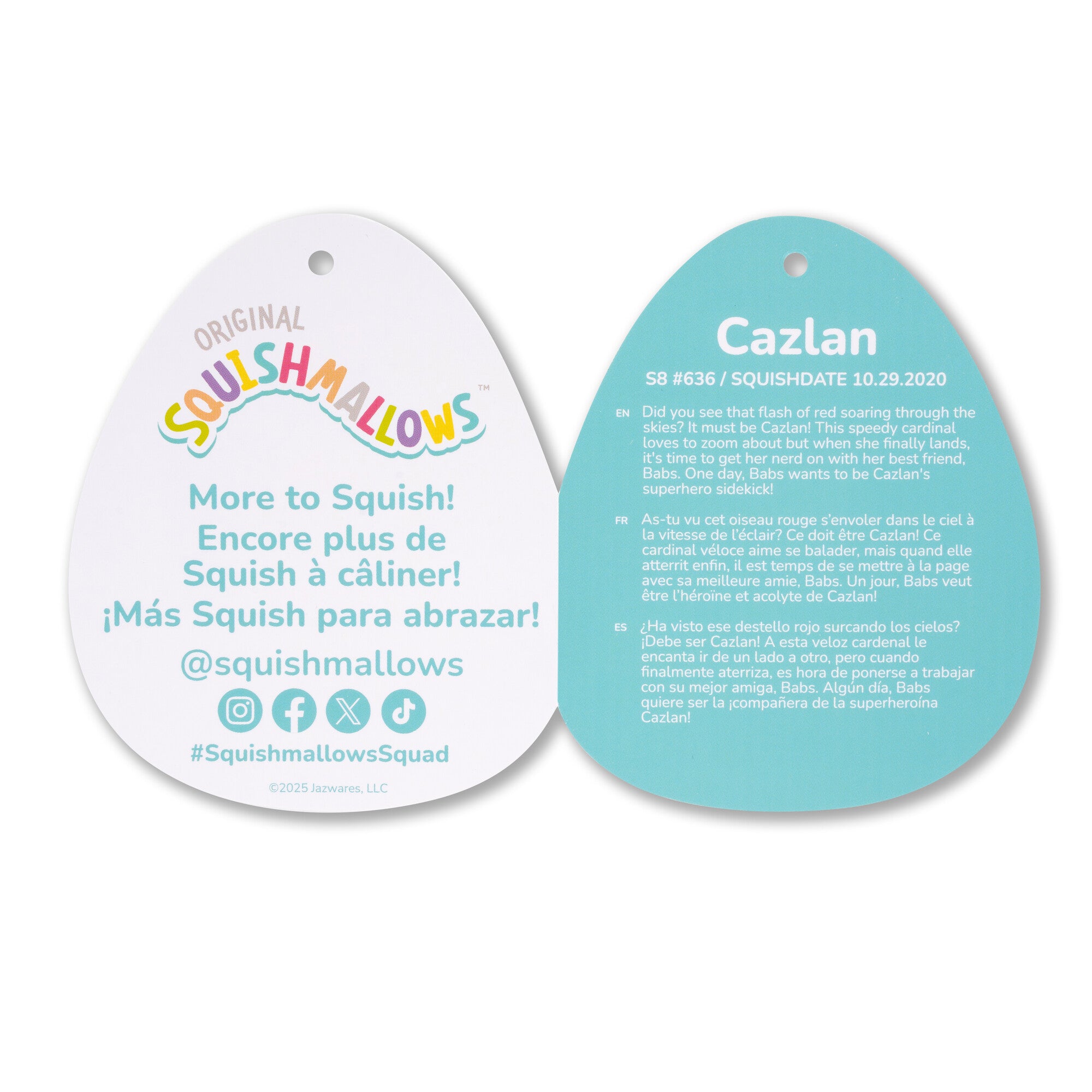 8-Inch Cazlan the Red Cardinal