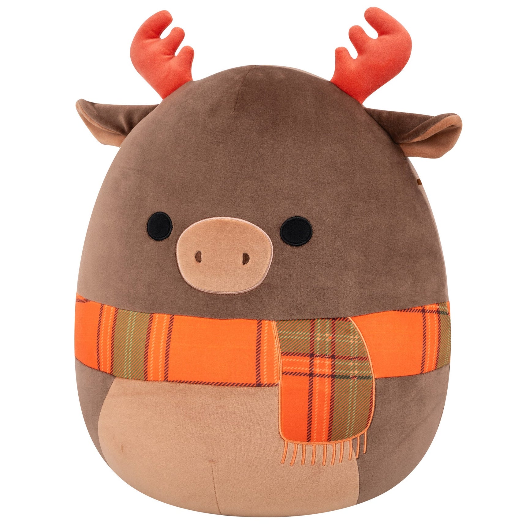16-Inch Patterson the Moose with Orange Scarf