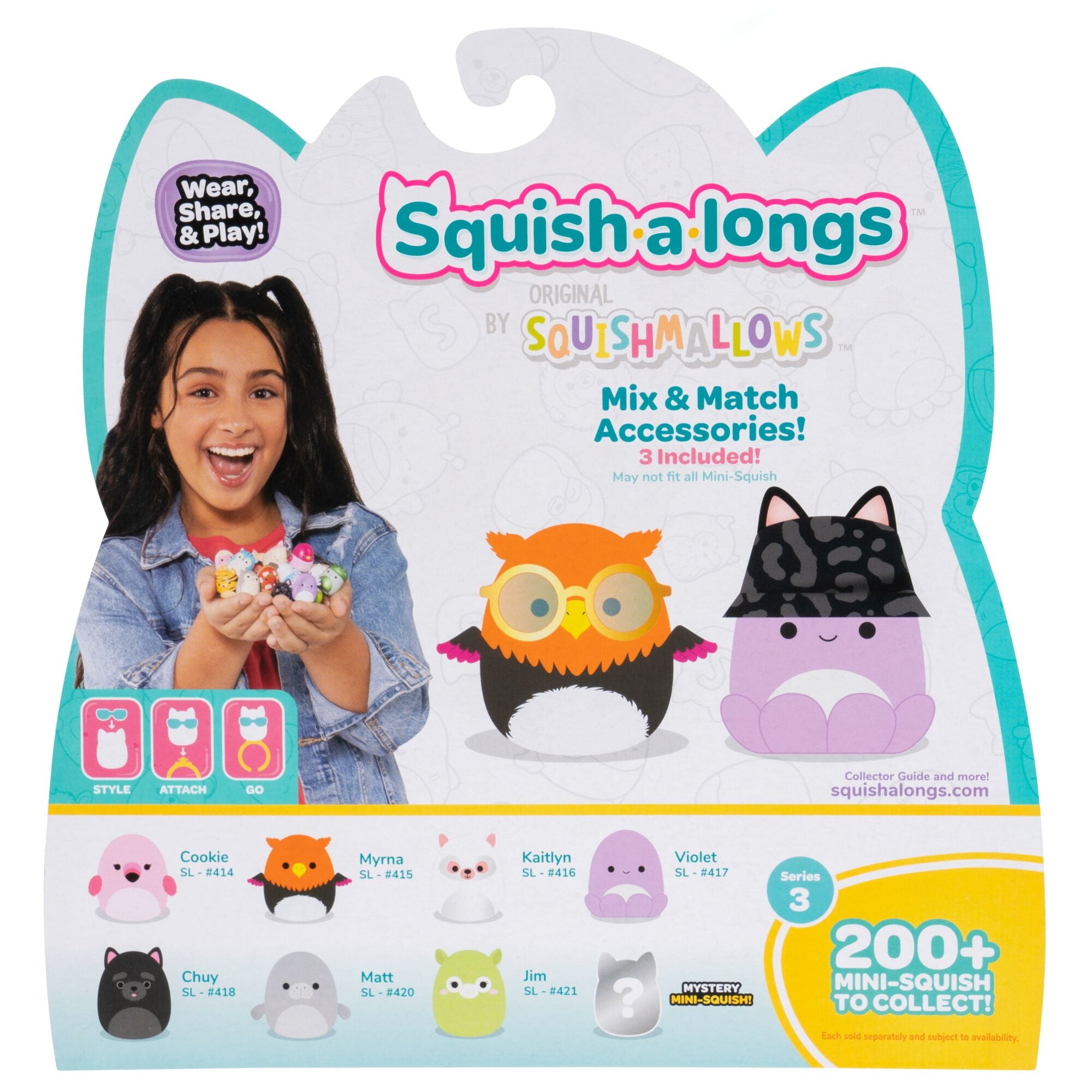 Squish-a-longs Mini-Squish 8-Pack Style 3
