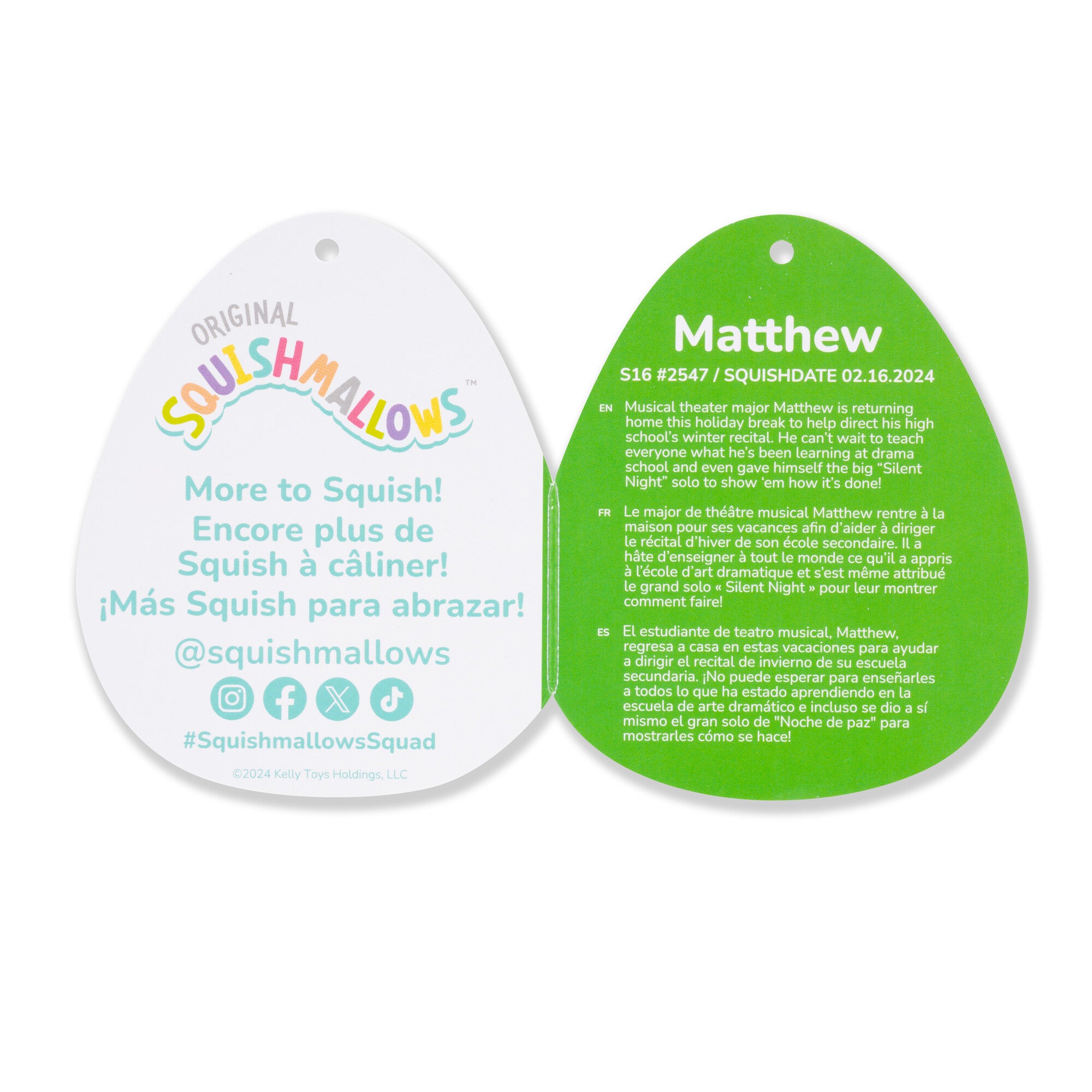 16-Inch Matthew the White Moose with Glitter Antlers