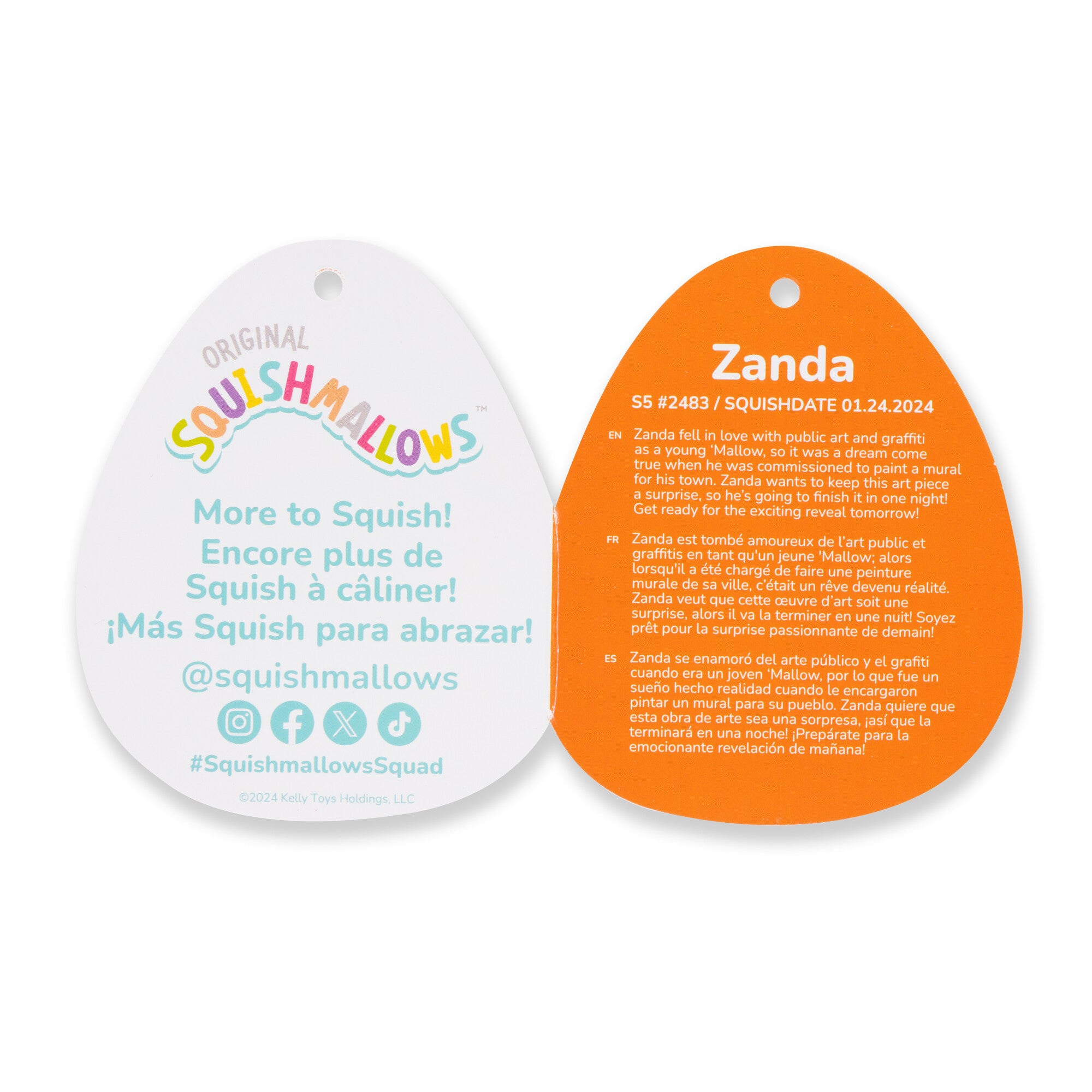 5-Inch Zanda the Charcoal Grey Celestial Axolotl