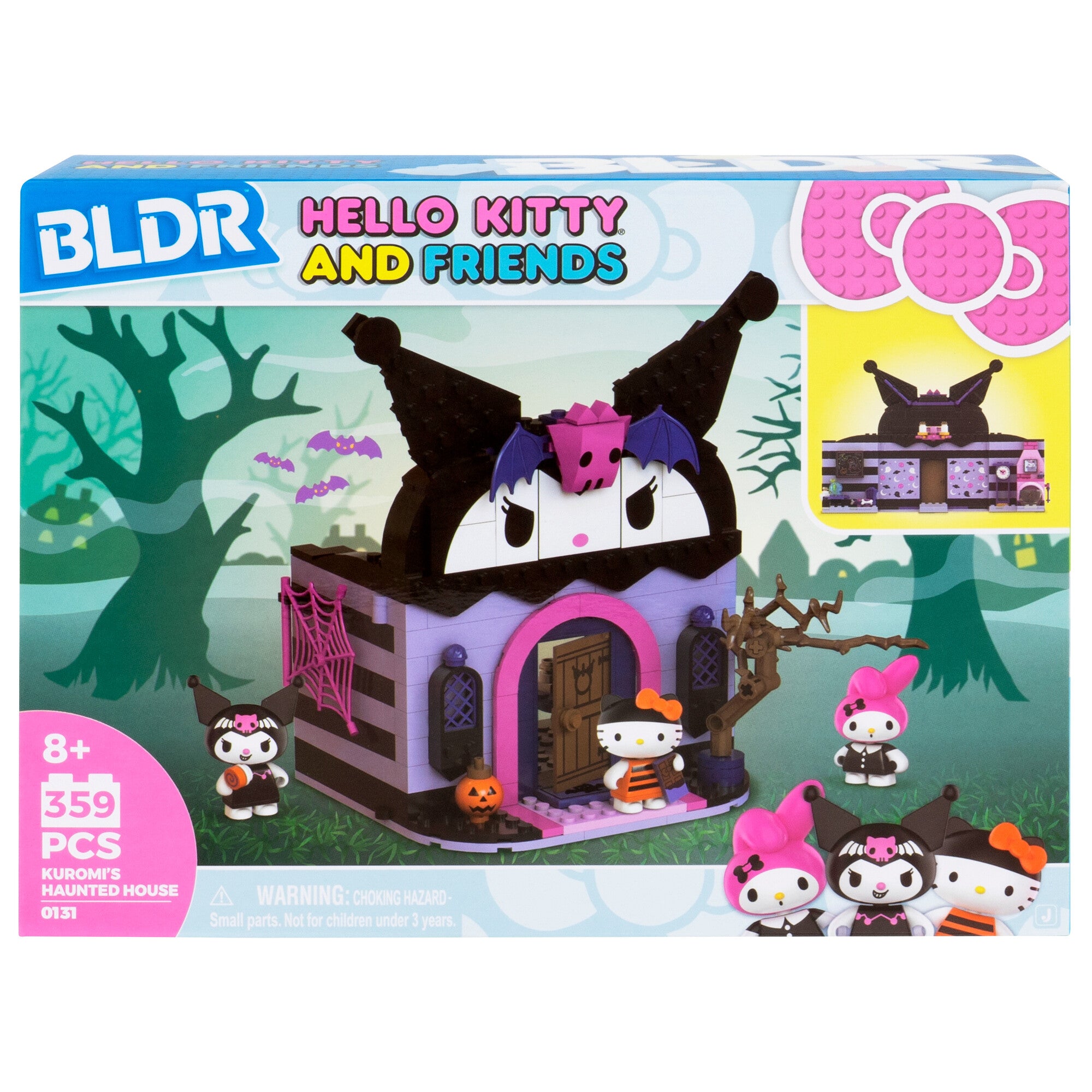 Hello Kitty and Friends Kuromi’s Haunted House Building Set