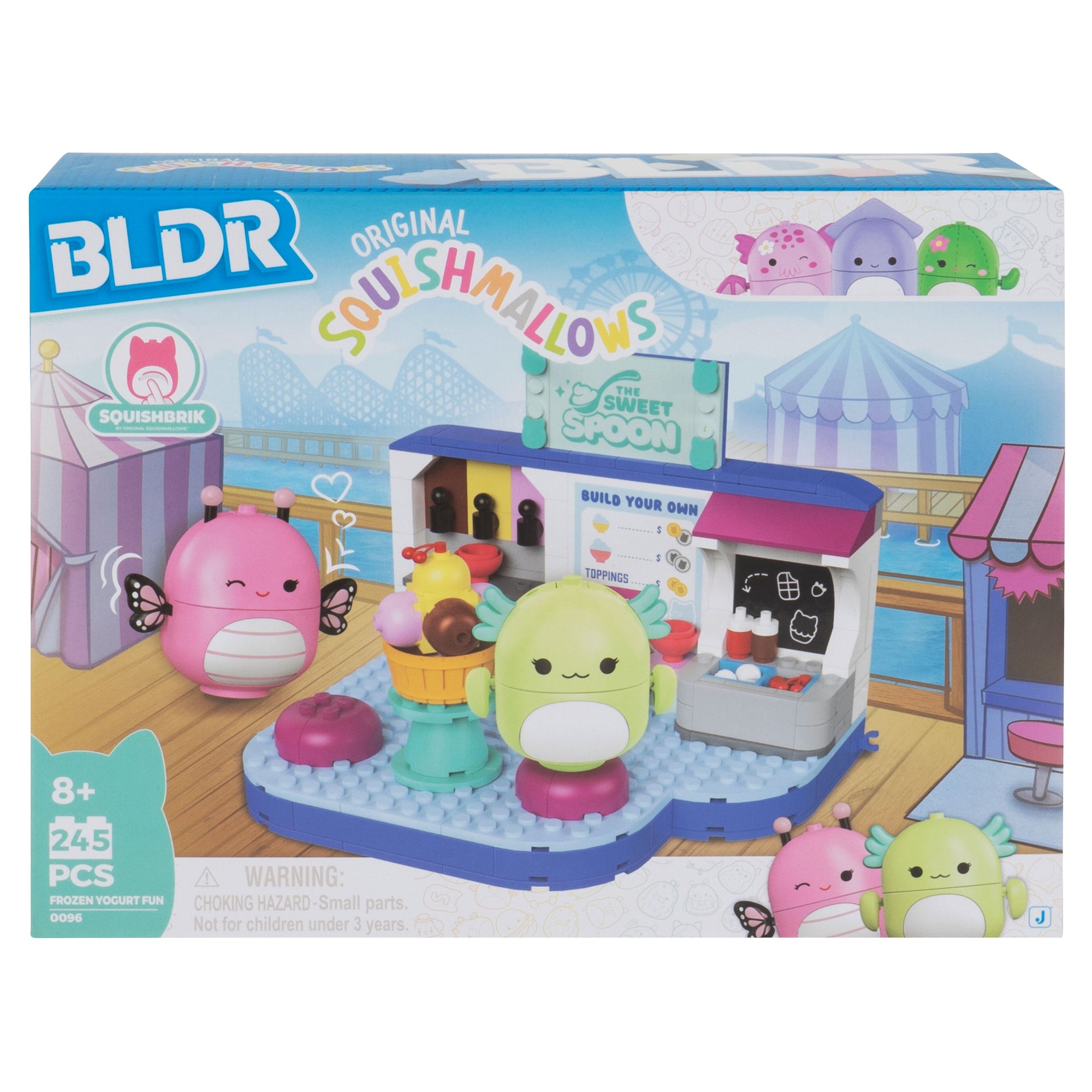 Squishmallows Frozen Yogurt Fun with Andreina & Mipsy Building Set