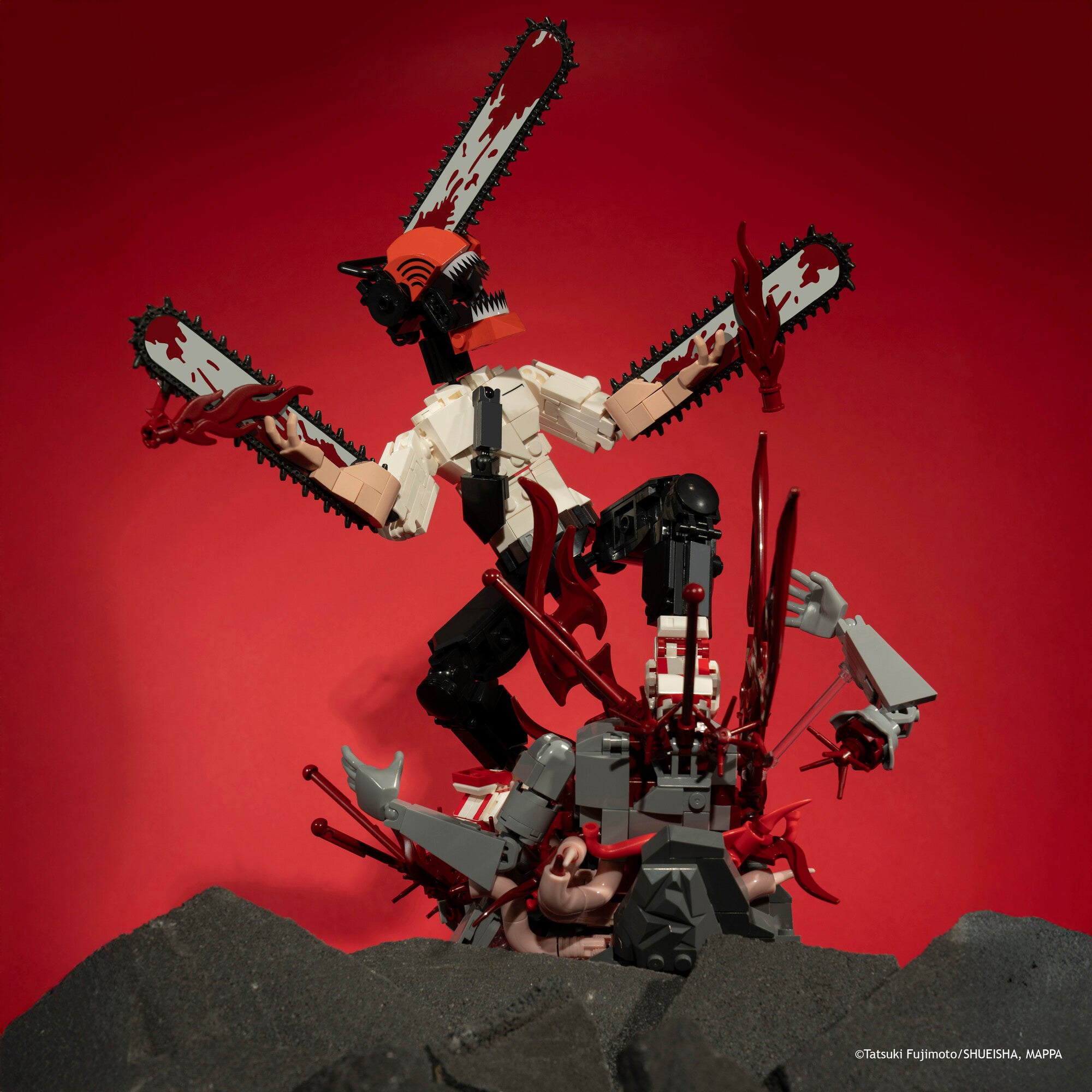 Deluxe Chainsaw Man Building Set
