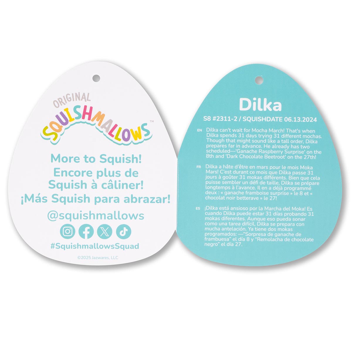 8-Inch Dilka the Lavender Boba Bigfoot