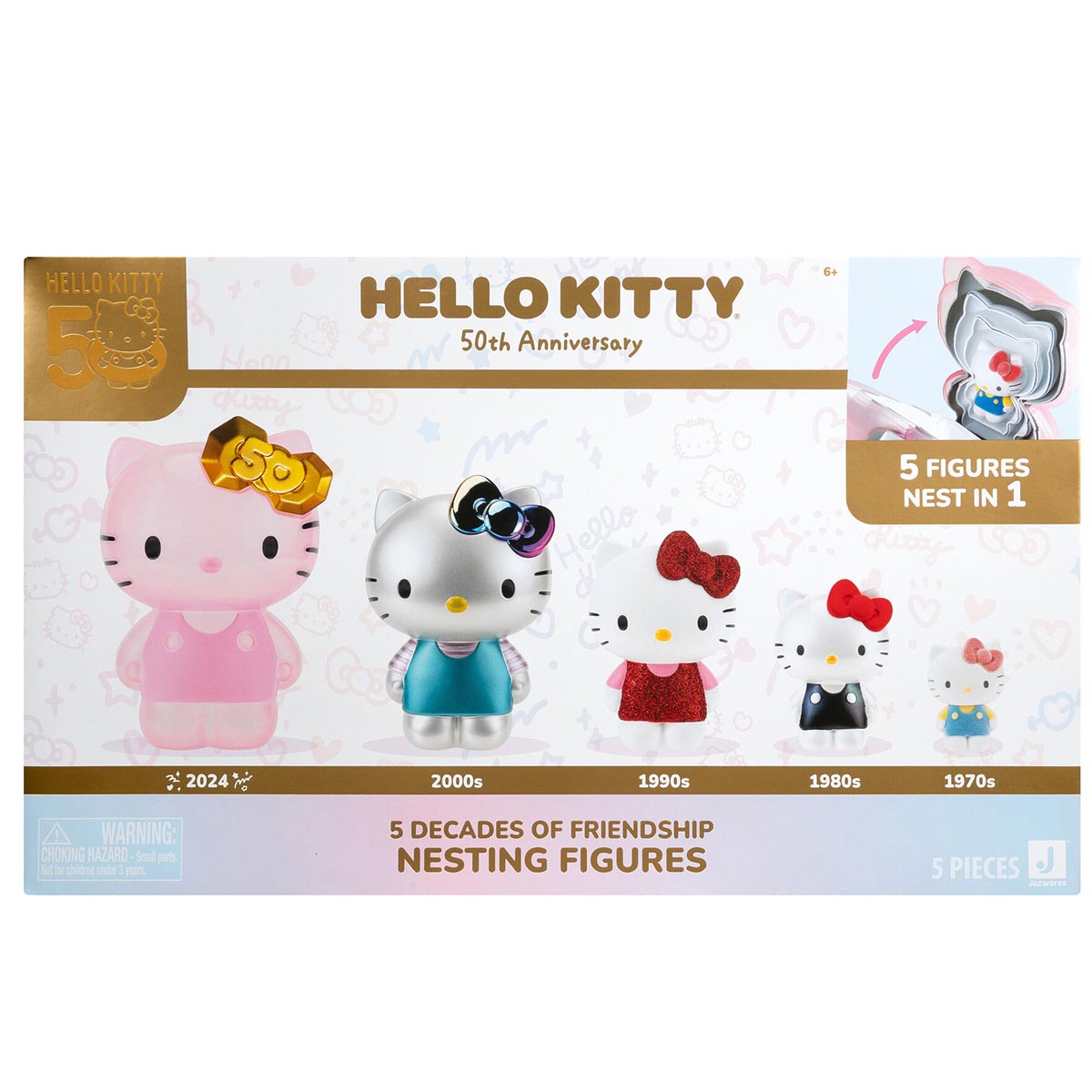 Hello Kitty and Friends 50th Anniversary Nesting Figures
