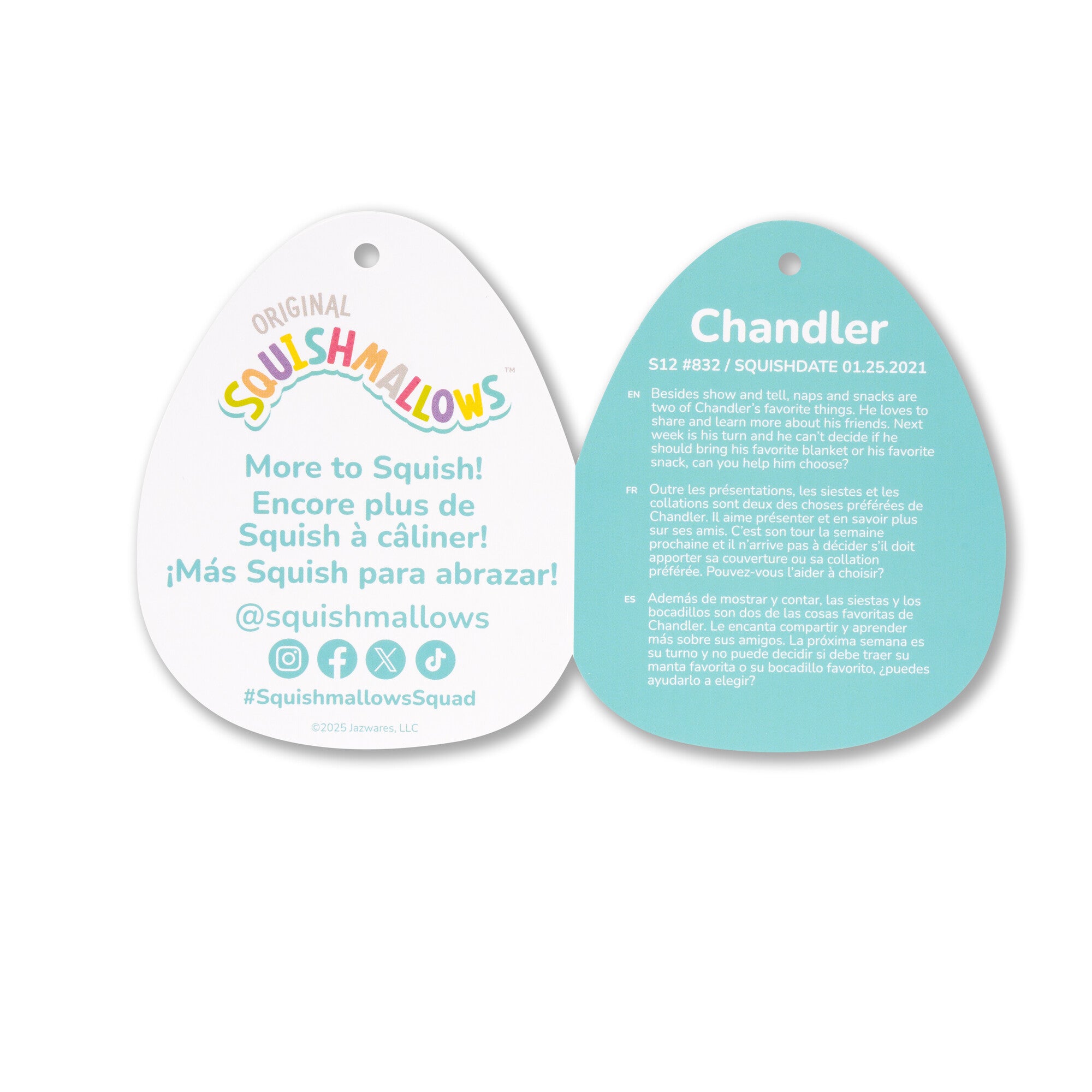 12-Inch Chandler the Yellow Shark