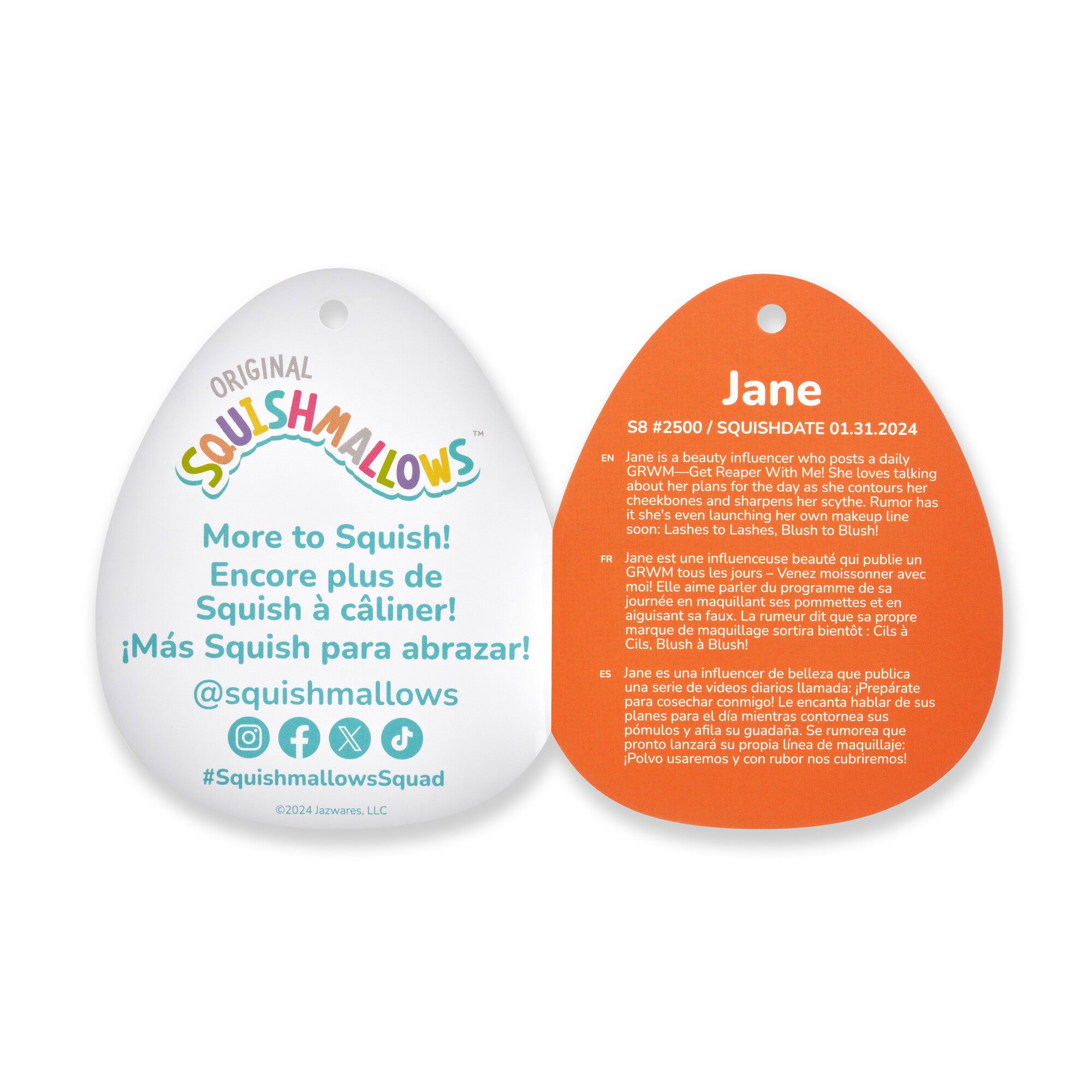 8-Inch Jane the Black Grim Reaper with Bow