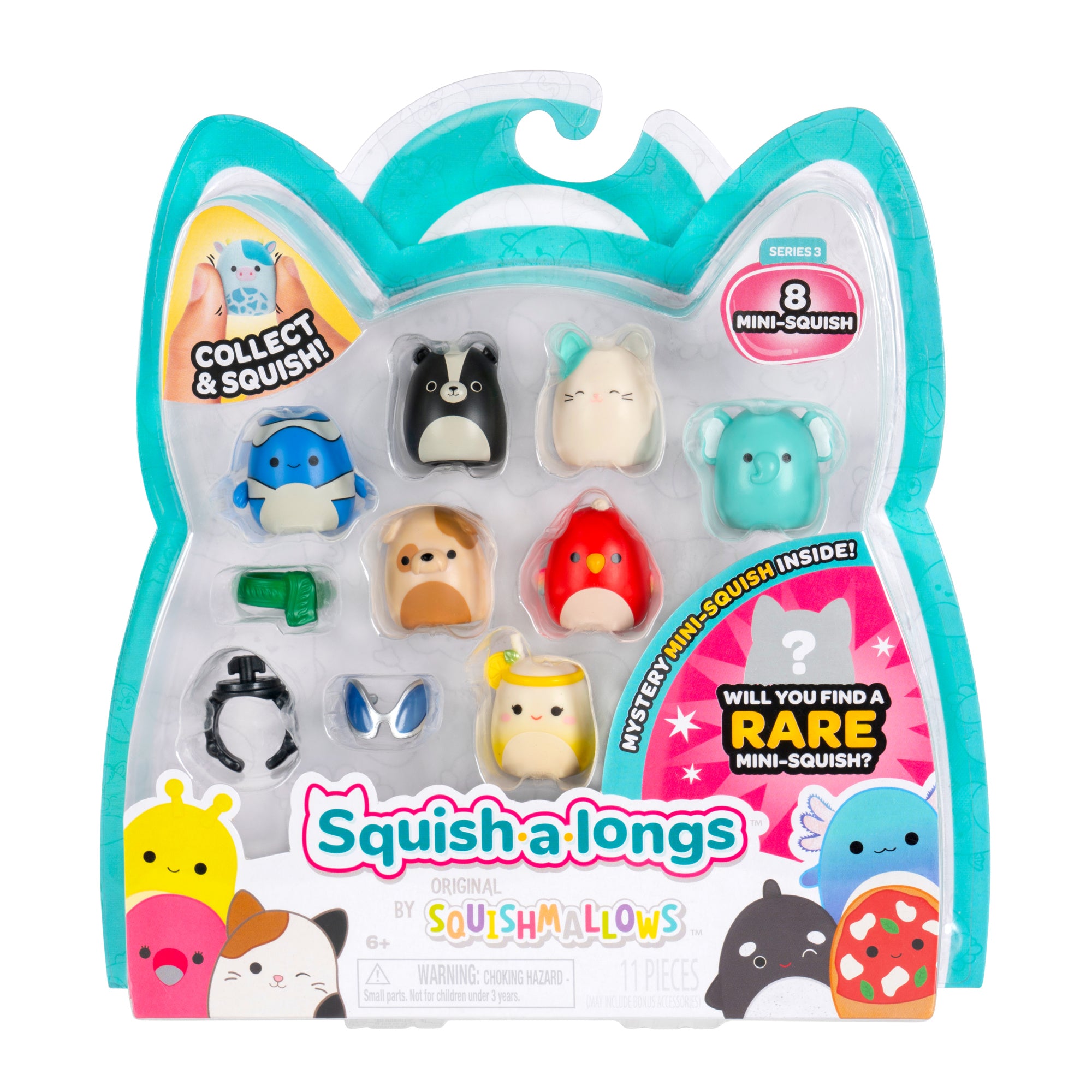 Squish-a-longs Mini-Squish 8-Pack Style 4