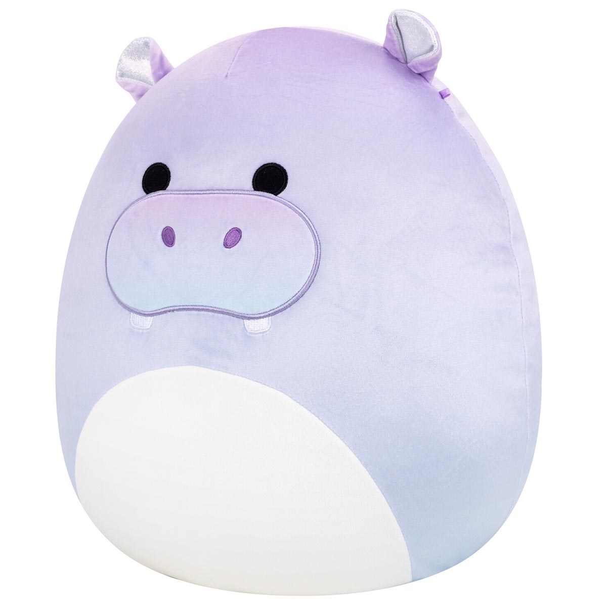 14-Inch Benedict the Purple Gradient Hippo with Sparkly Ears