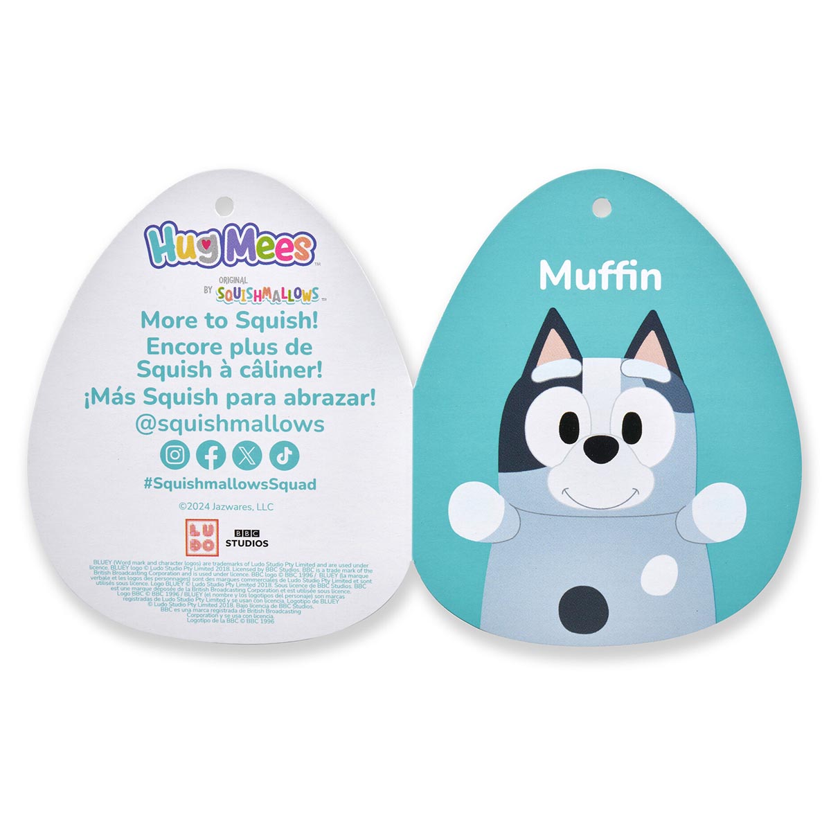 Bluey 10-Inch Muffin HugMees
