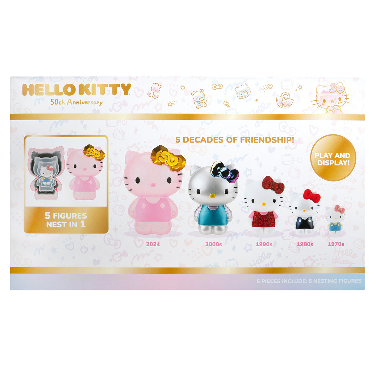 Hello Kitty and Friends 50th Anniversary Nesting Figures