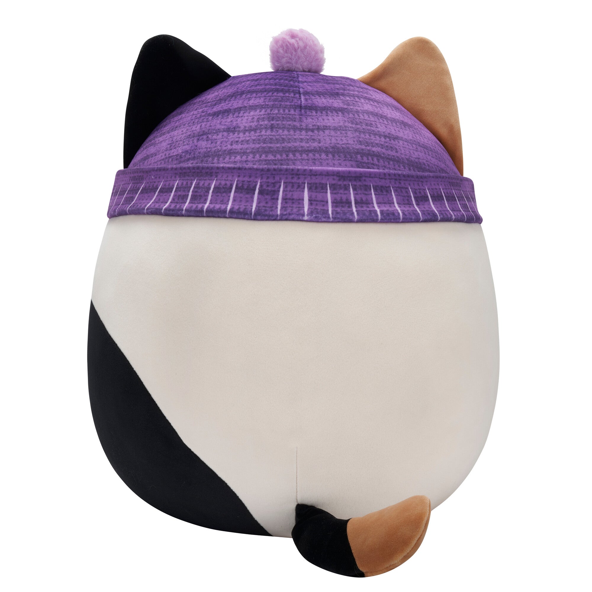 14-Inch Cam Calico Cat with Purple Hat