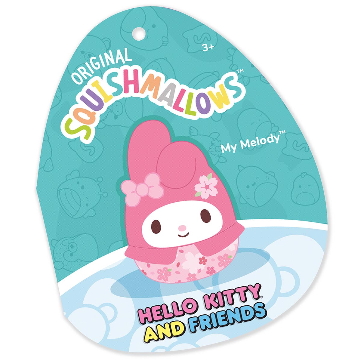 Hello Kitty and Friends 14-Inch My Melody Floral Print Squishmallows