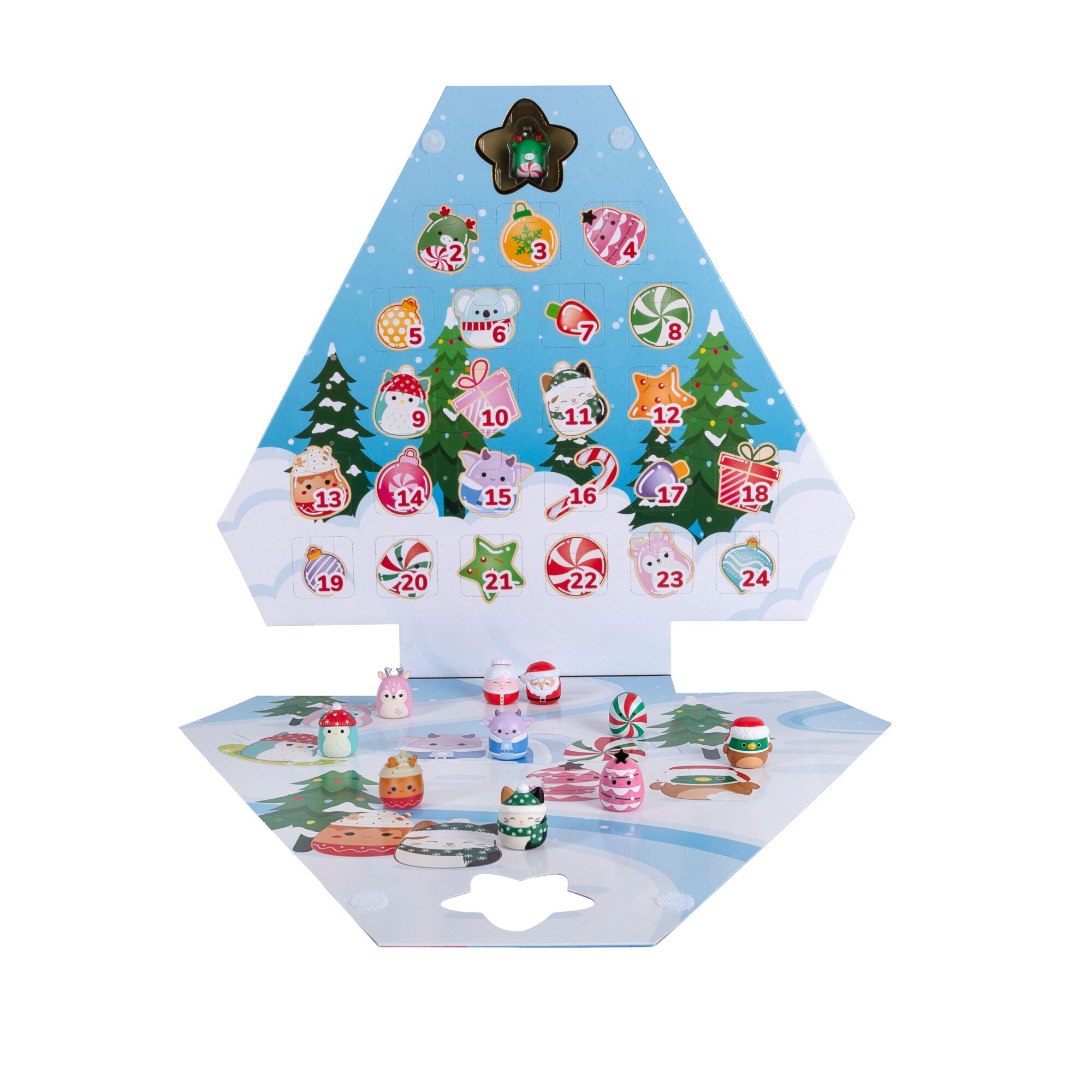 Squish-a-longs Holiday Countdown Calendar – Includes 24 Mini-Squish