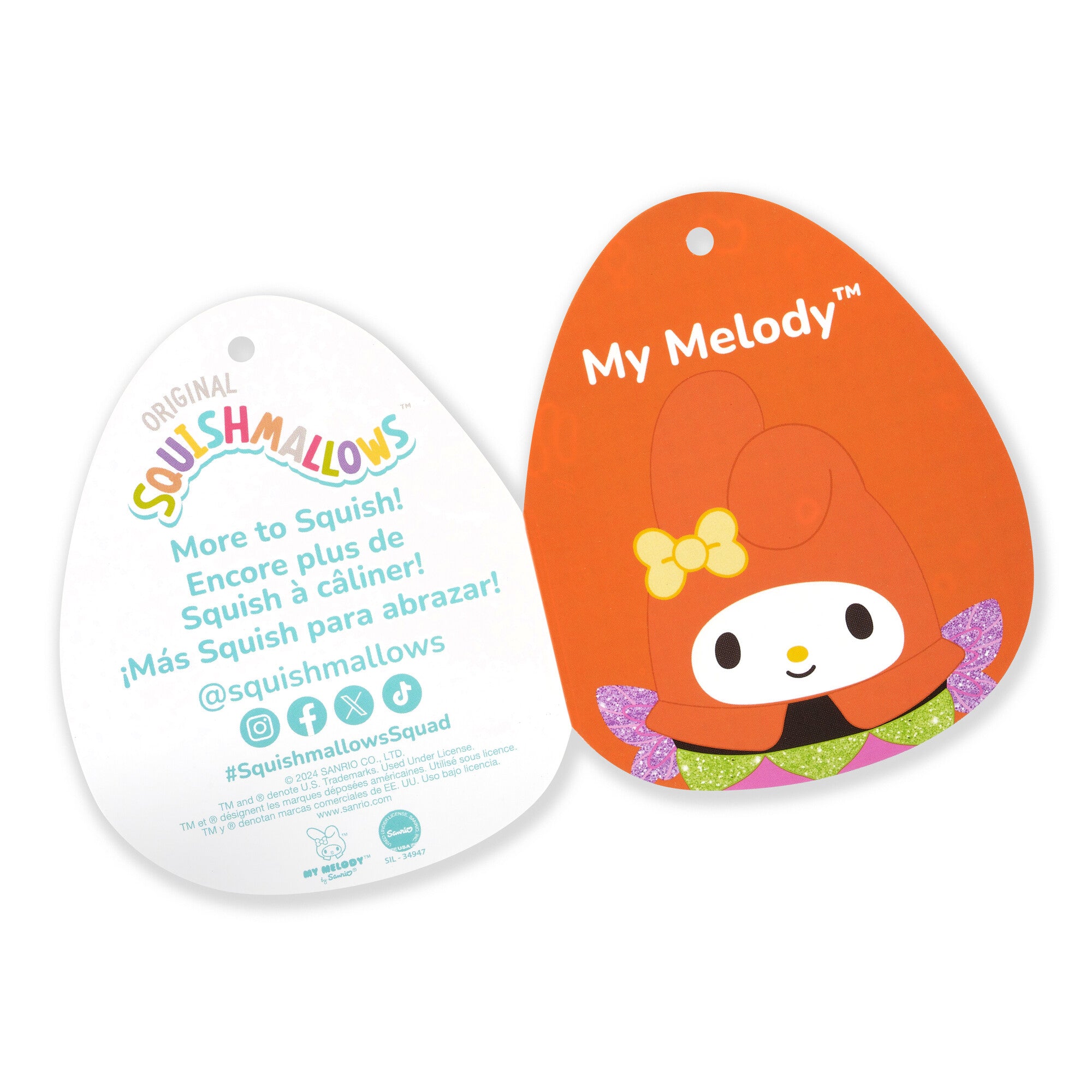 Hello Kitty and Friends 8-Inch My Melody Halloween Fairy Squishmallows