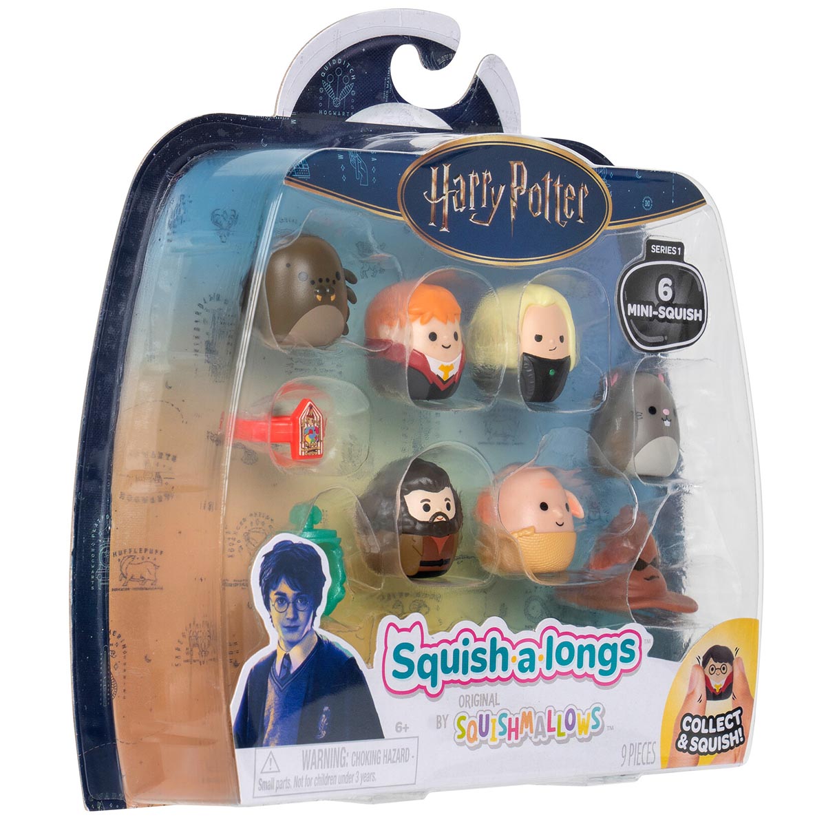 Squish-a-longs “Harry Potter” Mini-Squish and Accessory 6-Pack Style 2