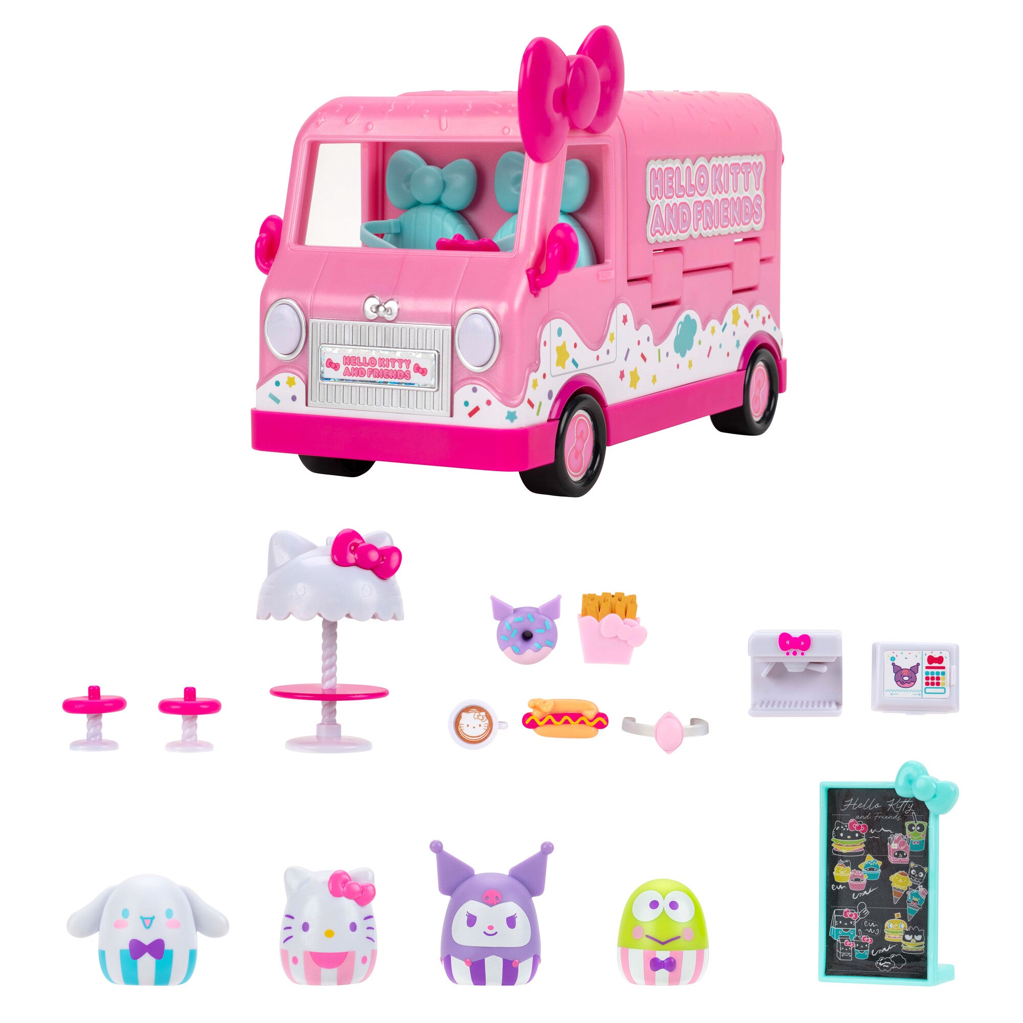 Squish-a-longs Hello Kitty and Friends Hello Kitty Cafe Truck Playset