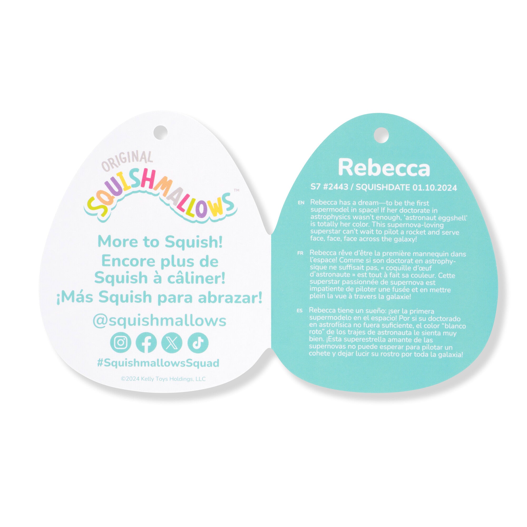 8-Inch Rebecca the Black and Maroon Jersey Devil